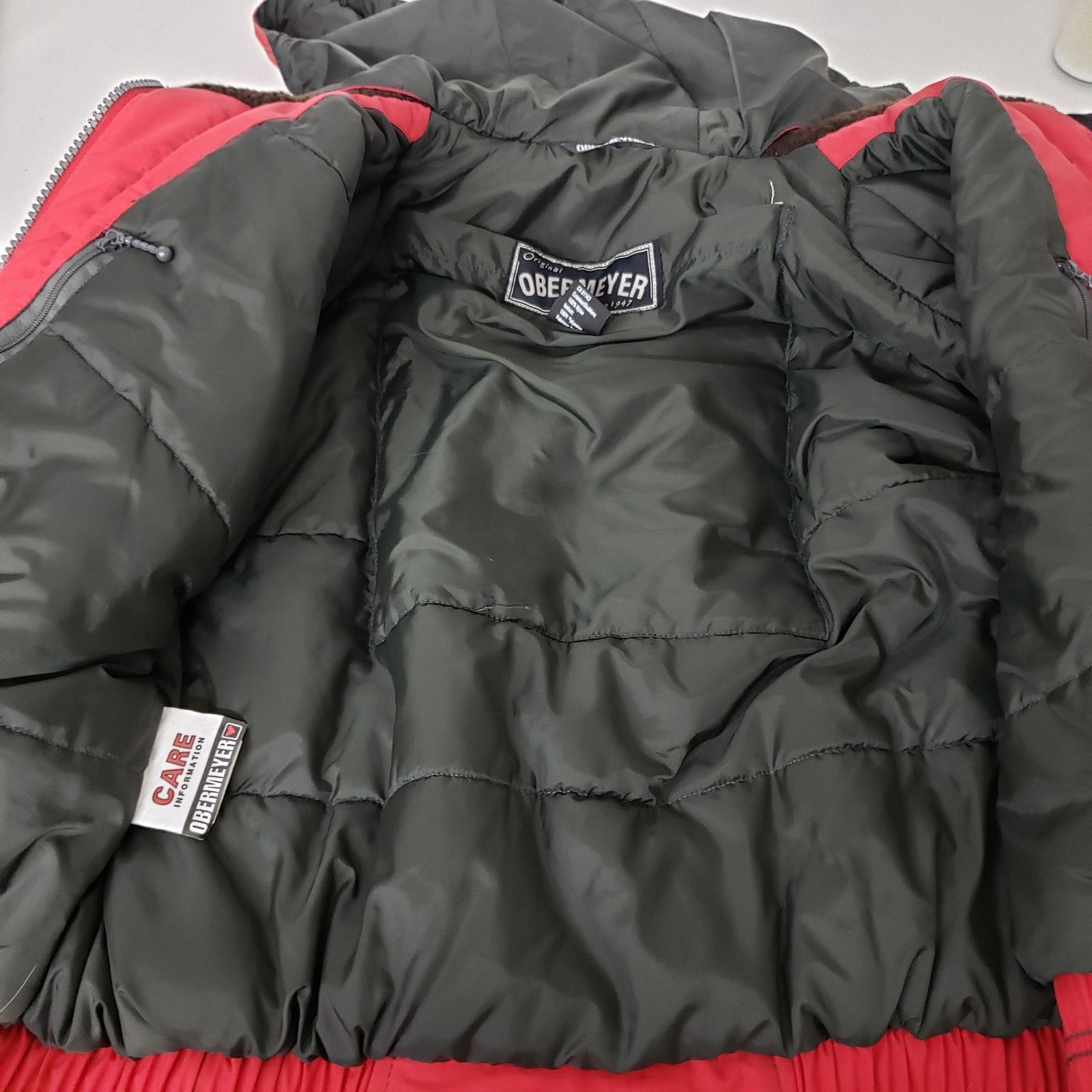 Obermeyer Obermeyer Snow Ski Bomber Jacket Hood Full Zip Insulated 10 Size L / US 10 / IT 46 - 9 Thumbnail