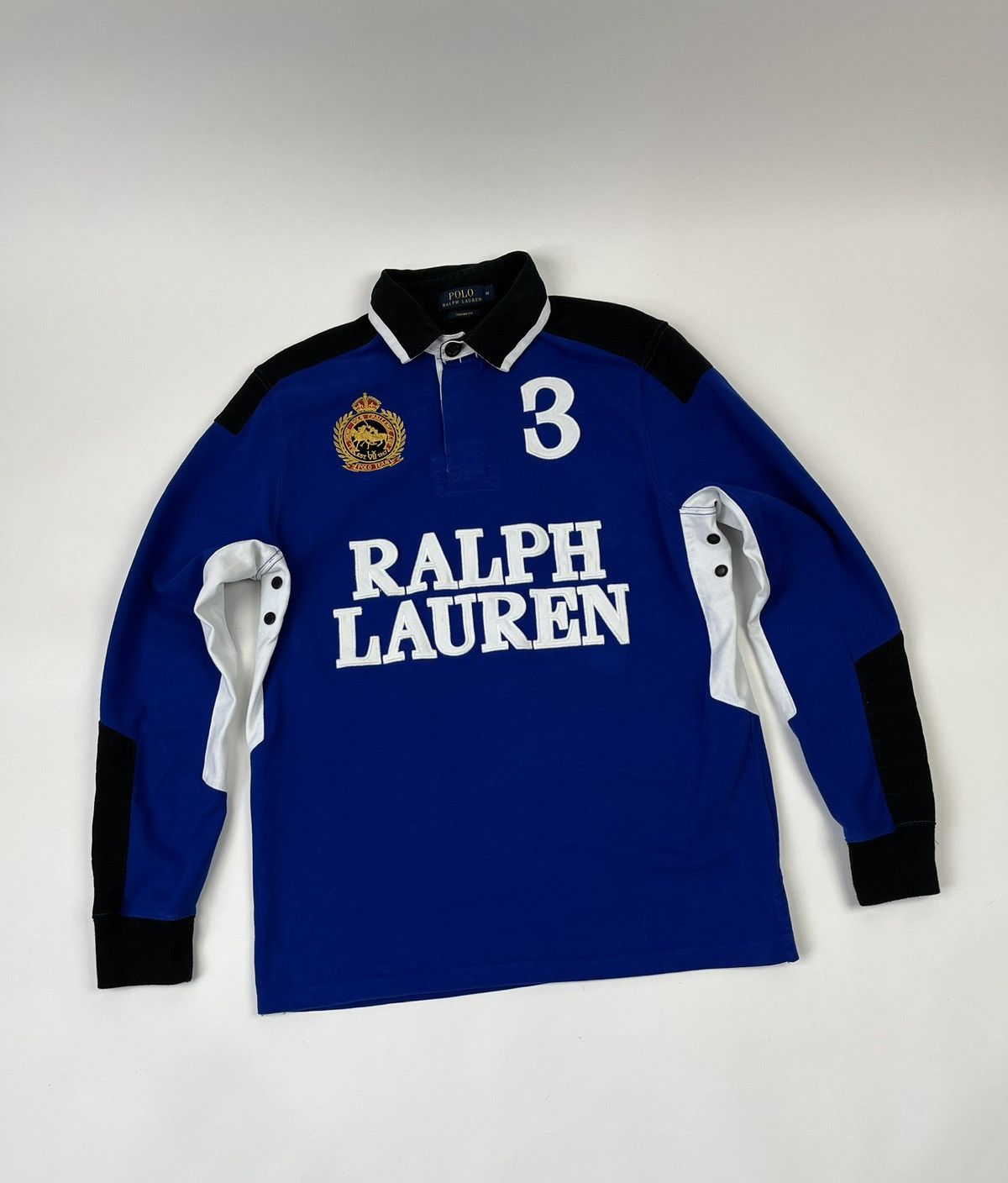 Polo Ralph Lauren PRL Chief Keef Snow Polo Challenge Cup Rugby Shirt Size US M / EU 48-50 / 2 - 1 Thumbnail