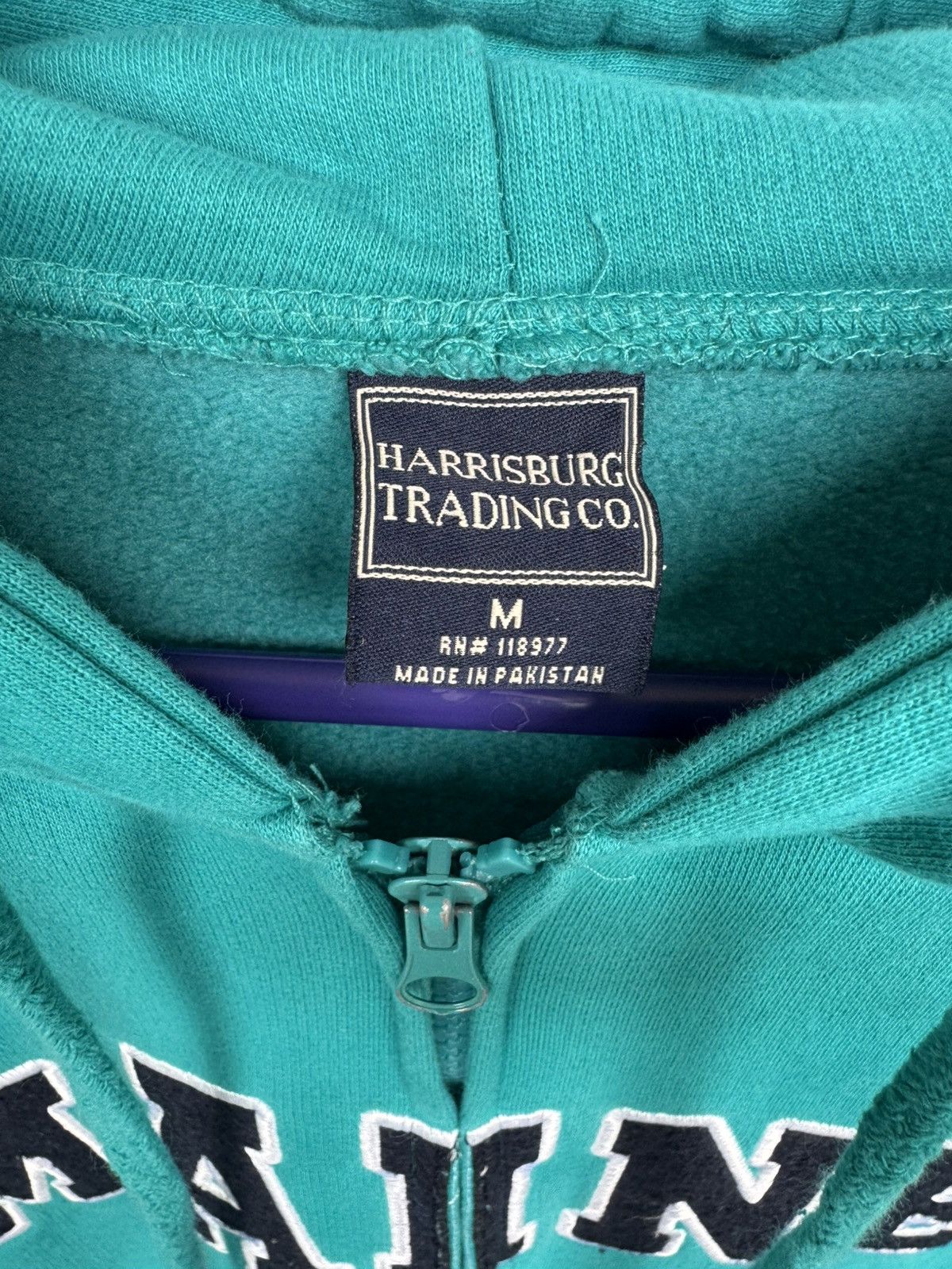 Other Teal Maine Zip Up Hoodie Size US M / EU 48-50 / 2 - 2 Thumbnail