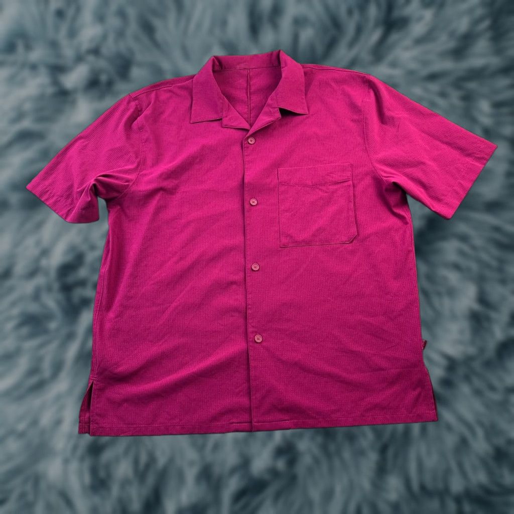 Lululemon Lululemon Shirt Button Up Mens Extra Large Purple Airing Easy Ventlight Camp Size US XL / EU 56 / 4 - 1 Thumbnail