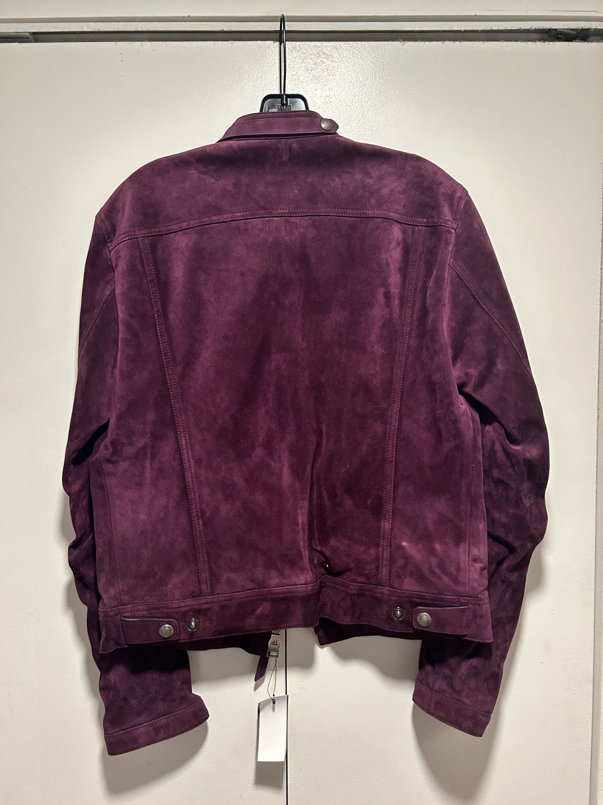 Tom Ford Tom Ford Suede Blouson Jacket Burgundy size IT 48 Size US M / EU 48-50 / 2 - 7 Thumbnail