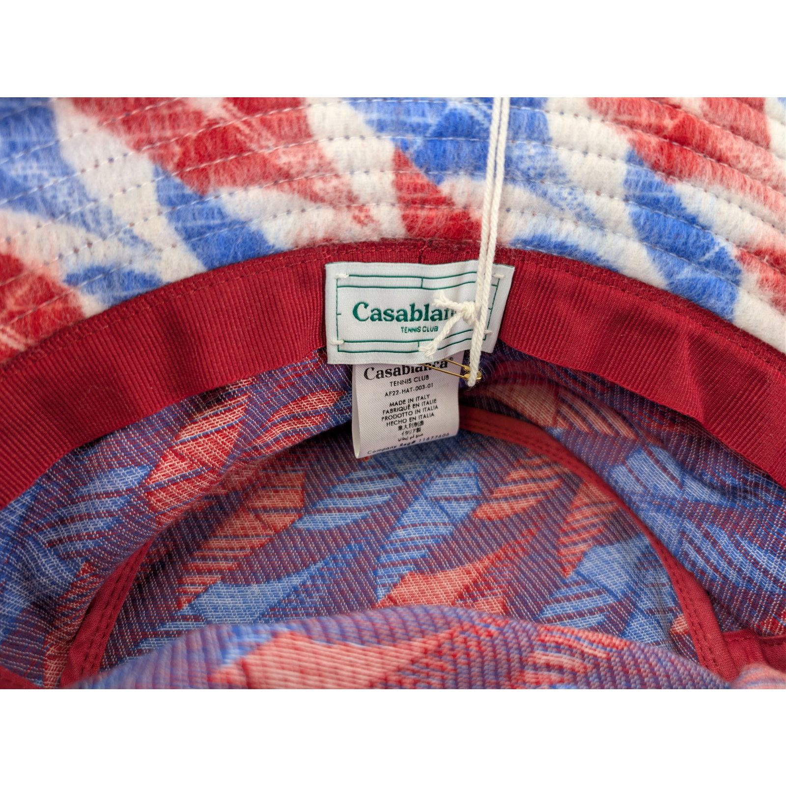 Casablanca o1rshd1 Size: M-L / Aviation Houndstooth Bucket Cap / Hat Size ONE SIZE - 13 Thumbnail