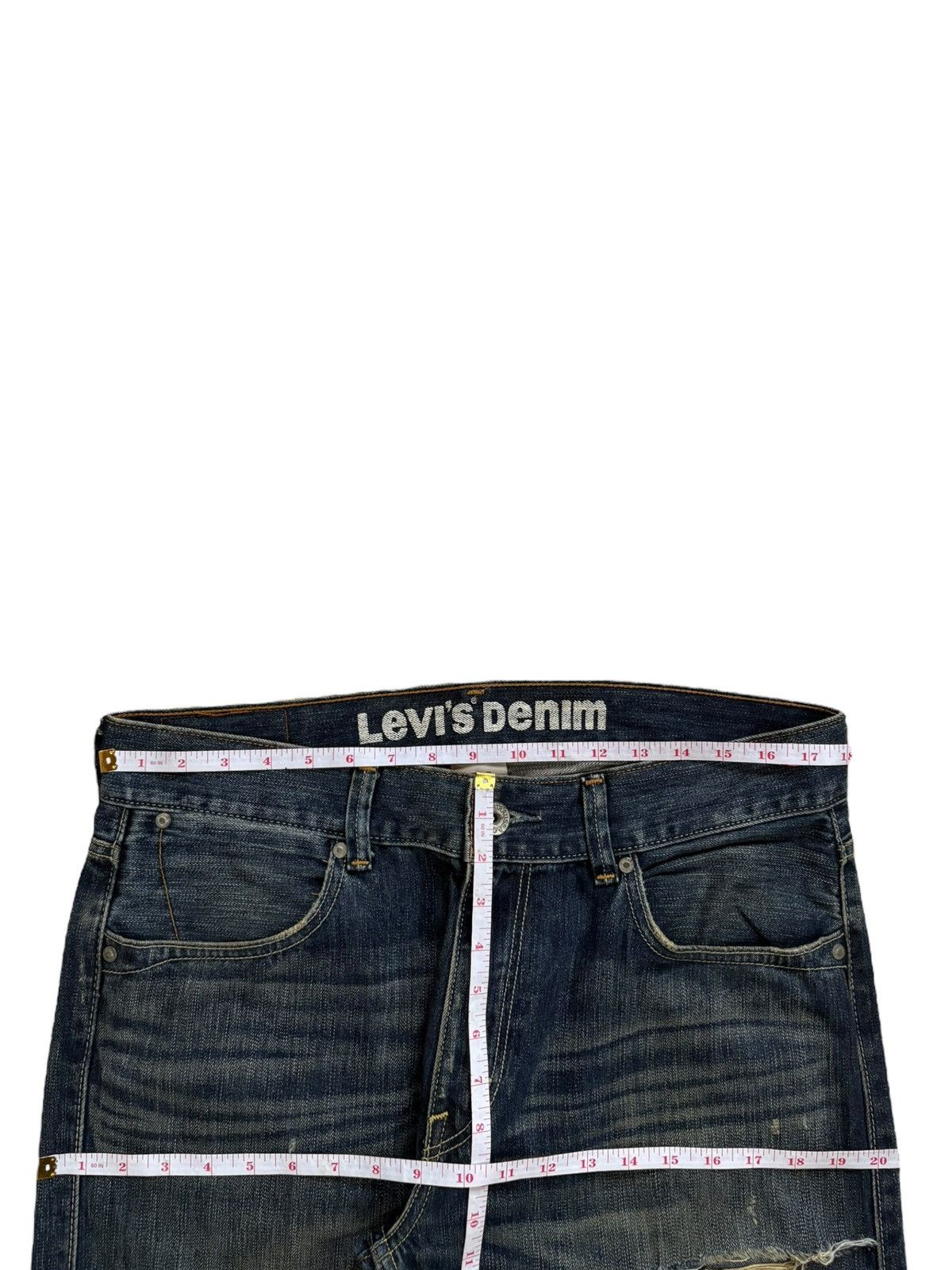 Levi's × Levi's Vintage Clothing Vintage Levis 523 Mud Wash Distressed Baggy Jeans Size US 36 / EU 52 - 12 Thumbnail