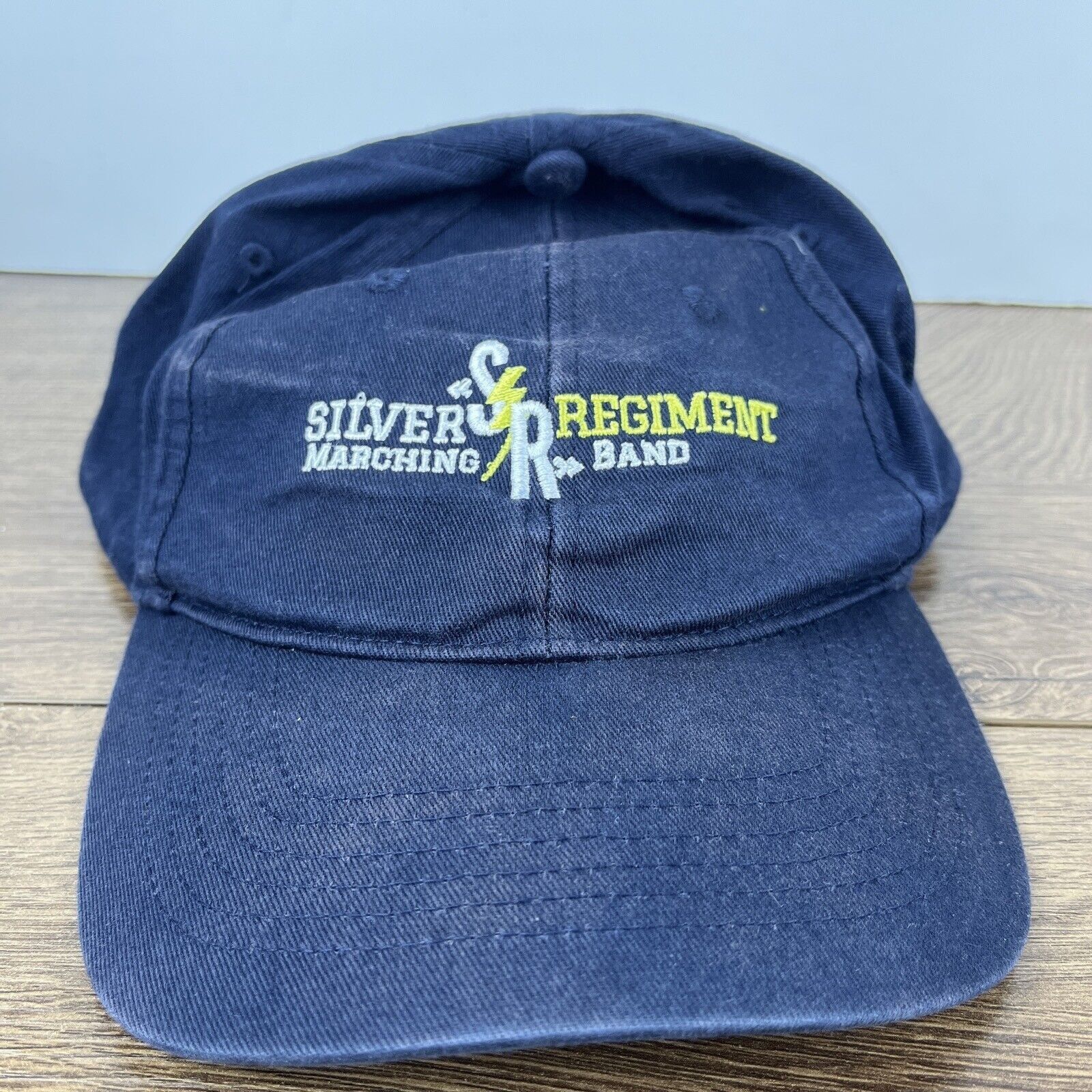 Other Silver Regiment Marching Band Hat SR Blue Hat Adjustable Adu Size ONE SIZE - 3 Thumbnail