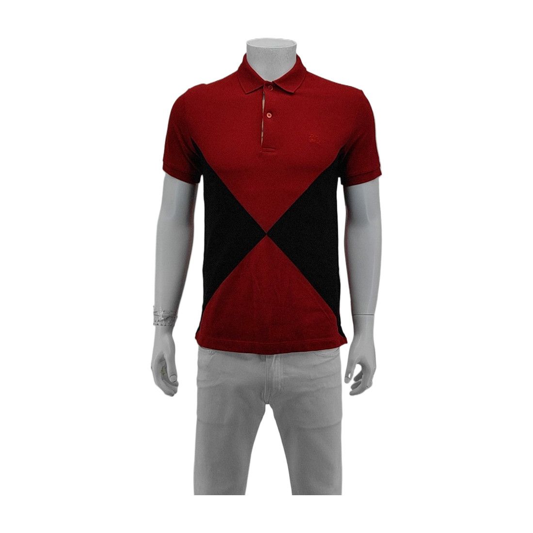 Burberry Burberry Color Block Polo Shirt US S Size US S / EU 44-46 / 1 - 1 Thumbnail
