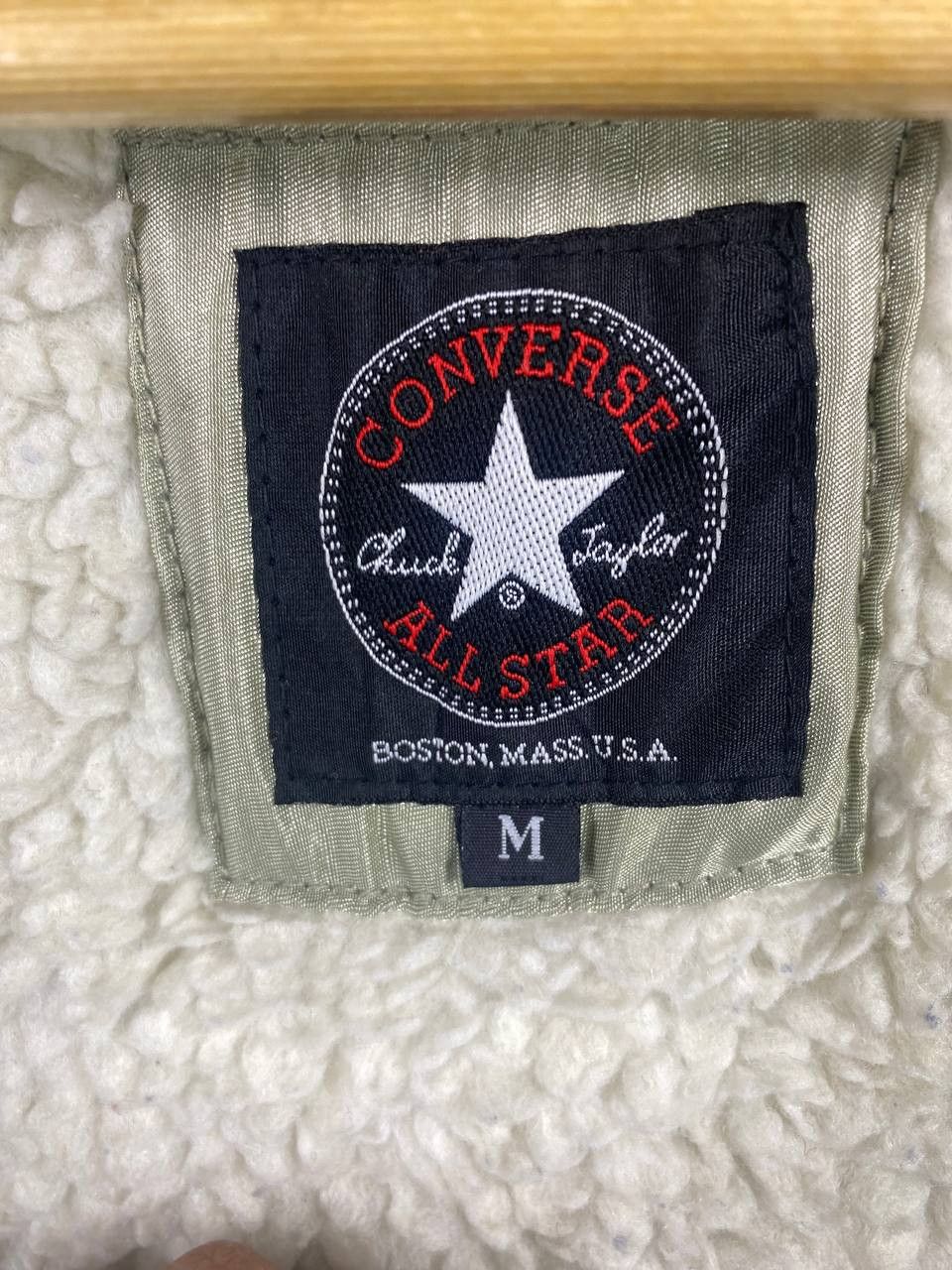 Converse vintage converse worn by pro player jacket sherpa lining Size US M / EU 48-50 / 2 - 11 Thumbnail