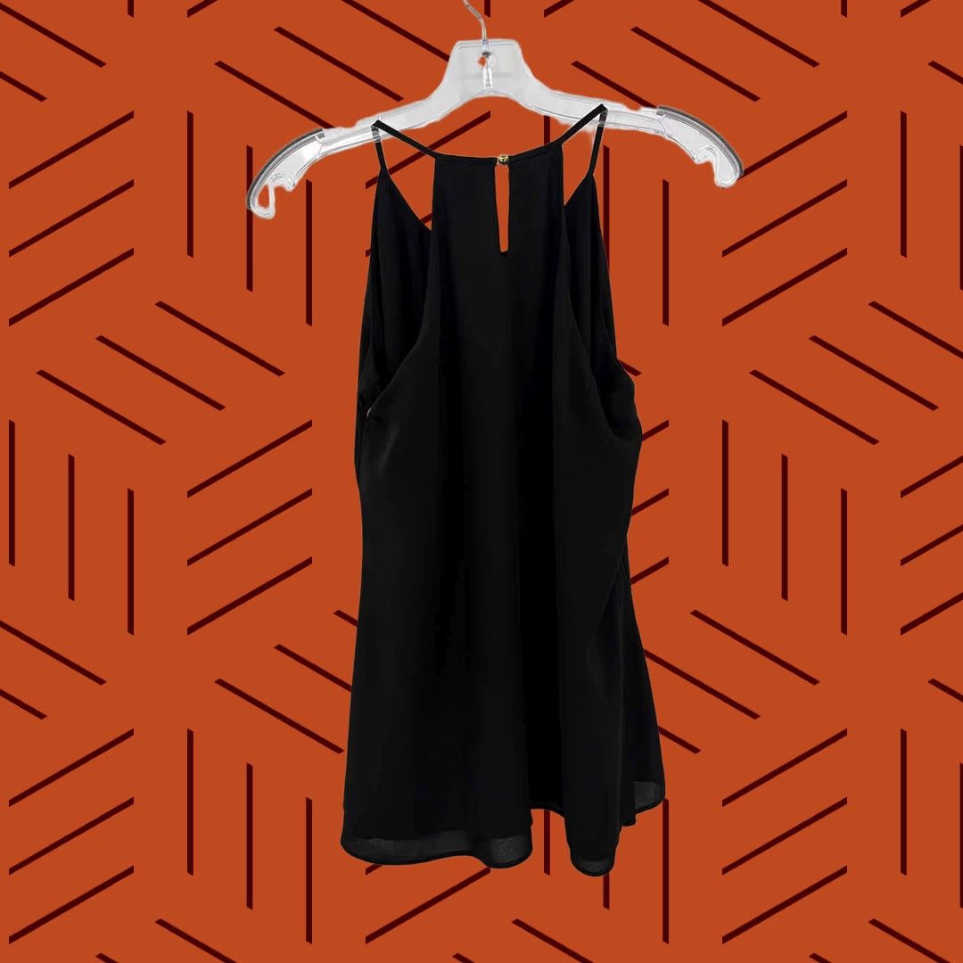 Vintage Catherine Malandrino Tank Top Black Small Size Regular Pre-Owned Size S / US 4 / IT 40 - 1 Thumbnail