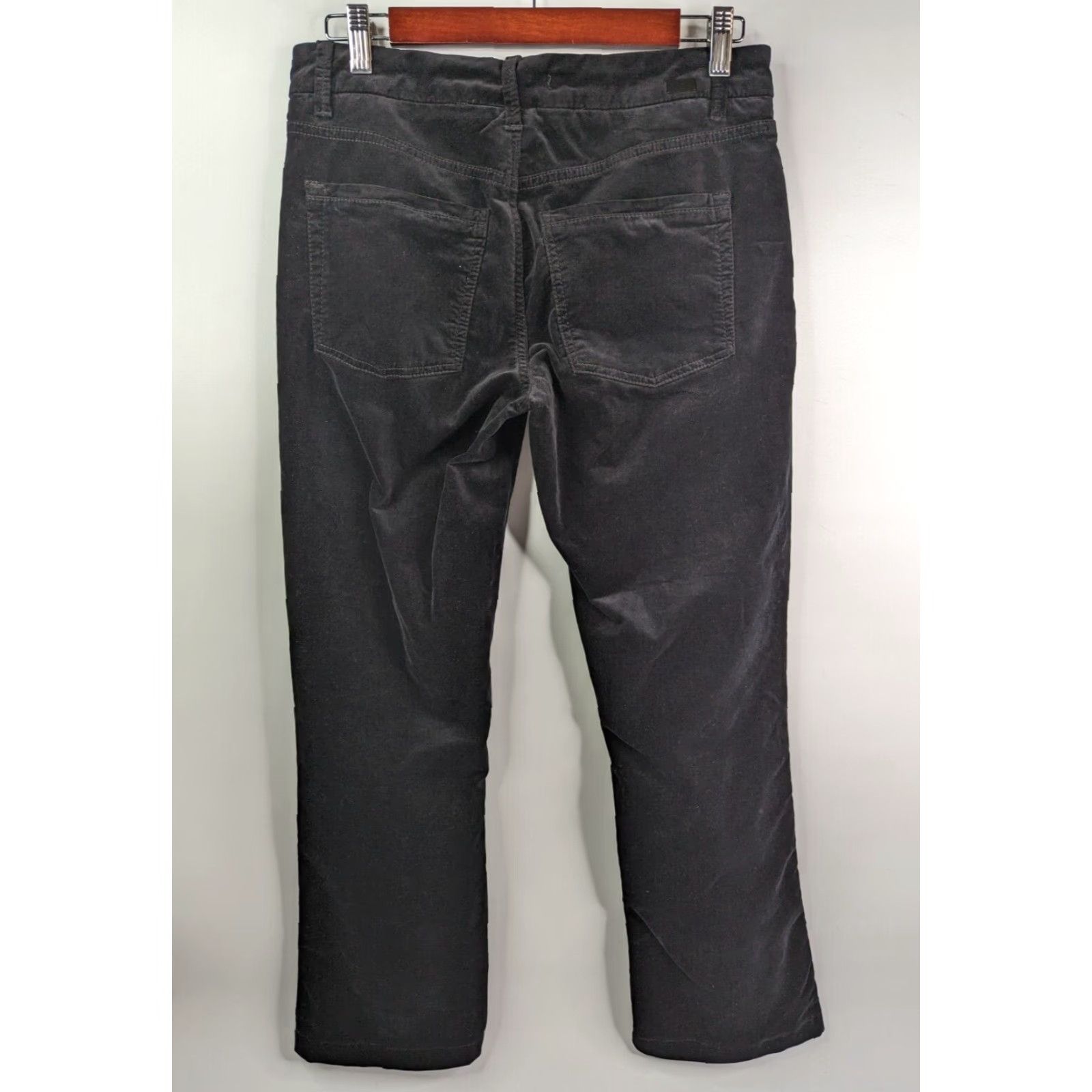 Vintage Cambio Jeans Womens Modern Denim Black Velvet Lola Rise Modern Jeans 10 Women Size 32" / US 10 / IT 46 - 4 Thumbnail