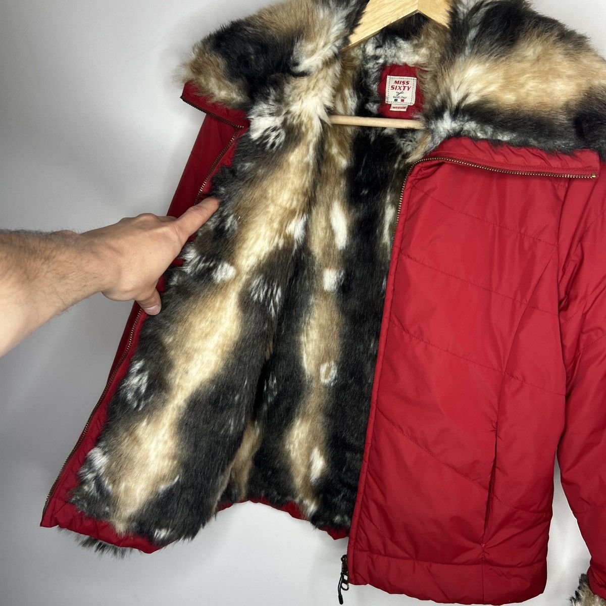 Japanese Brand Miss Sixty Vintage/Archive Faux Fur Jacket Size M / US 6-8 / IT 42-44 - 4 Thumbnail