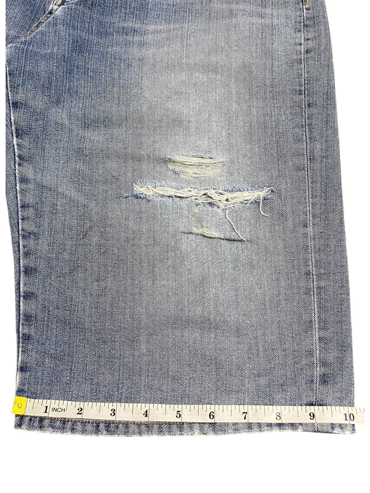 Converse Vintage Converse Est 1908s Faded Distressed Short Jeans Size US 35 - 9 Thumbnail