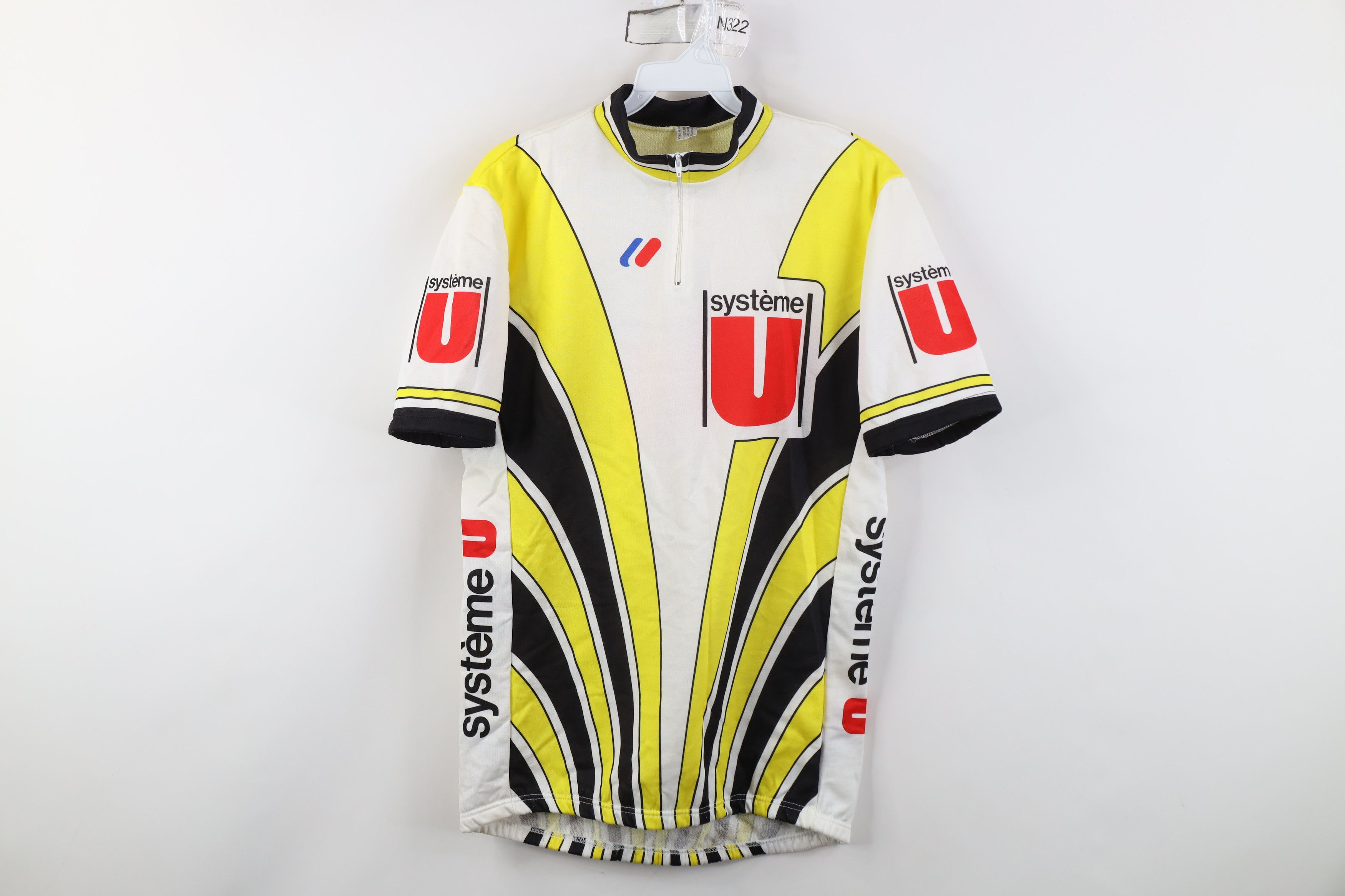 Vintage Vintage 80s 90s Systeme U Italy Team Cycling Bicycle Jersey Size US M / EU 48-50 / 2 - 1 Thumbnail