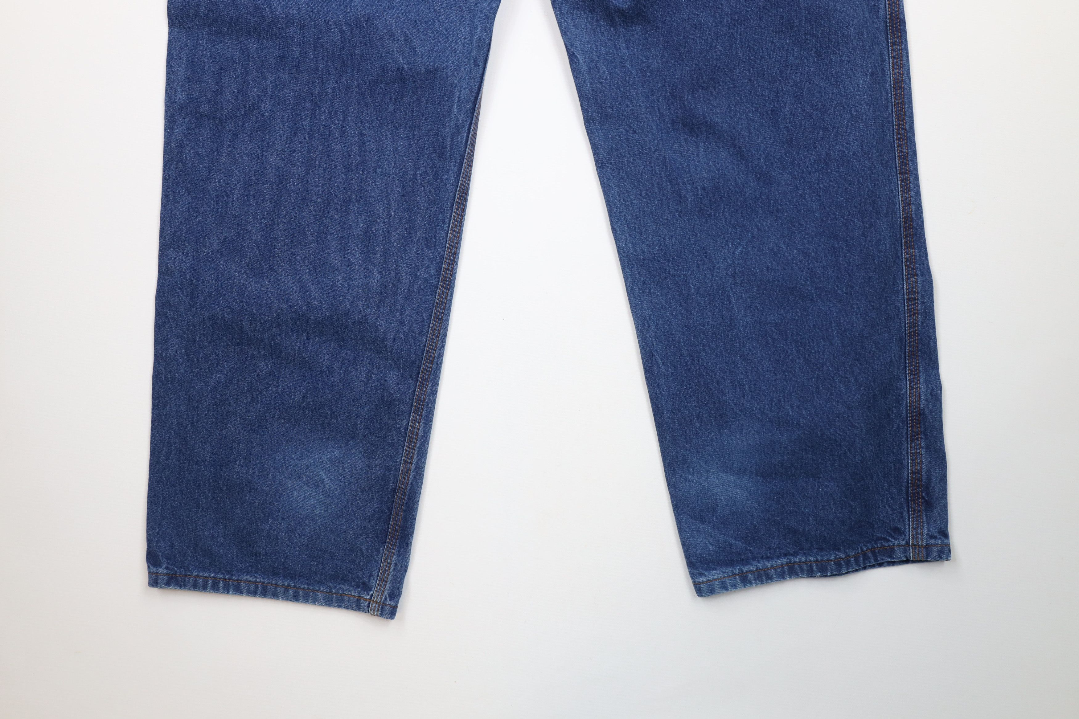 Carhartt × Vintage Vintage Y2K Carhartt FR Wide Leg Dungaree Jeans Blue Size US 38 / EU 54 - 15 Thumbnail