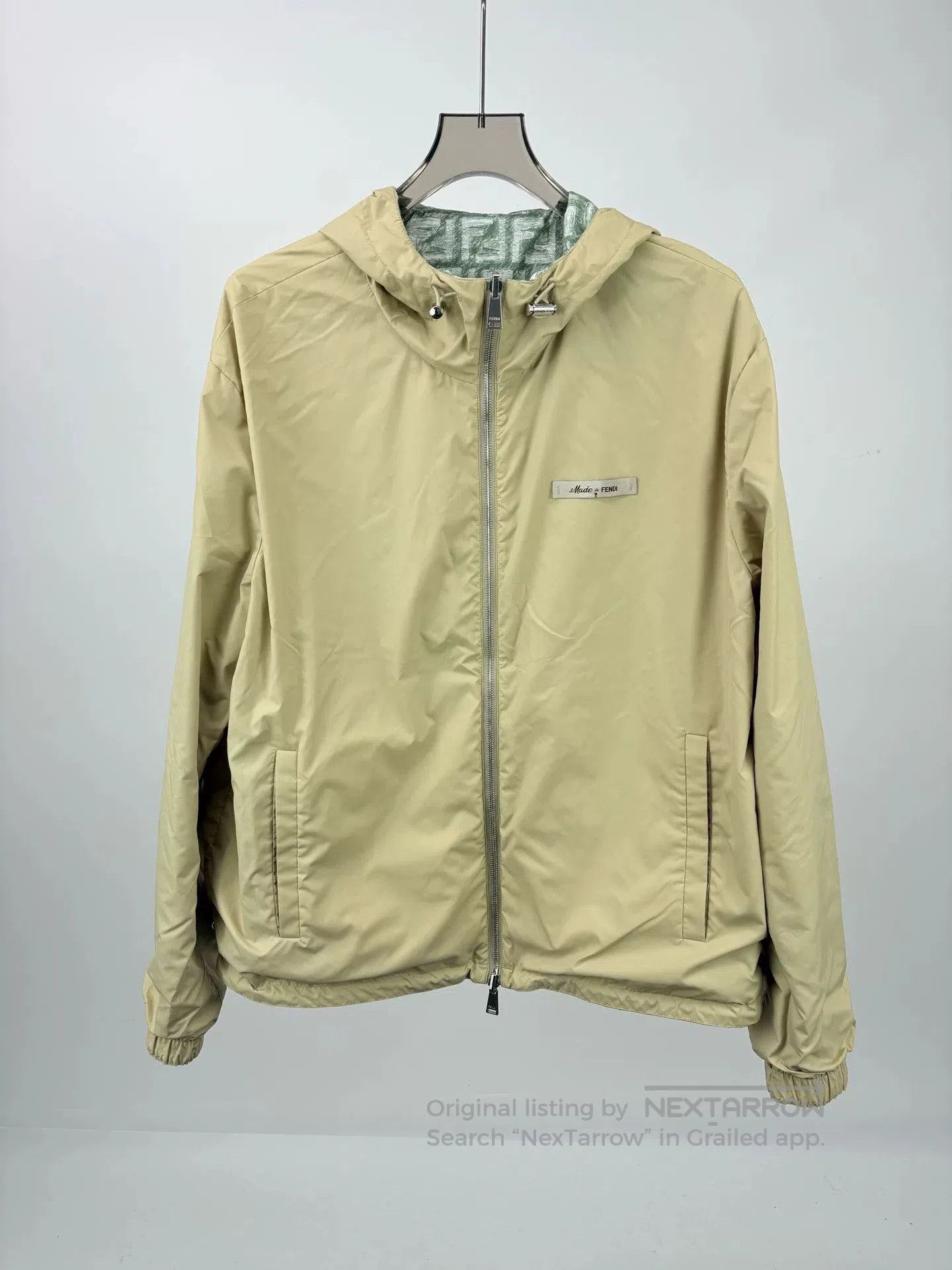 Fendi reversible hooded jacket with Fendi logo. Size US L / EU 52-54 / 3 - 3 Thumbnail