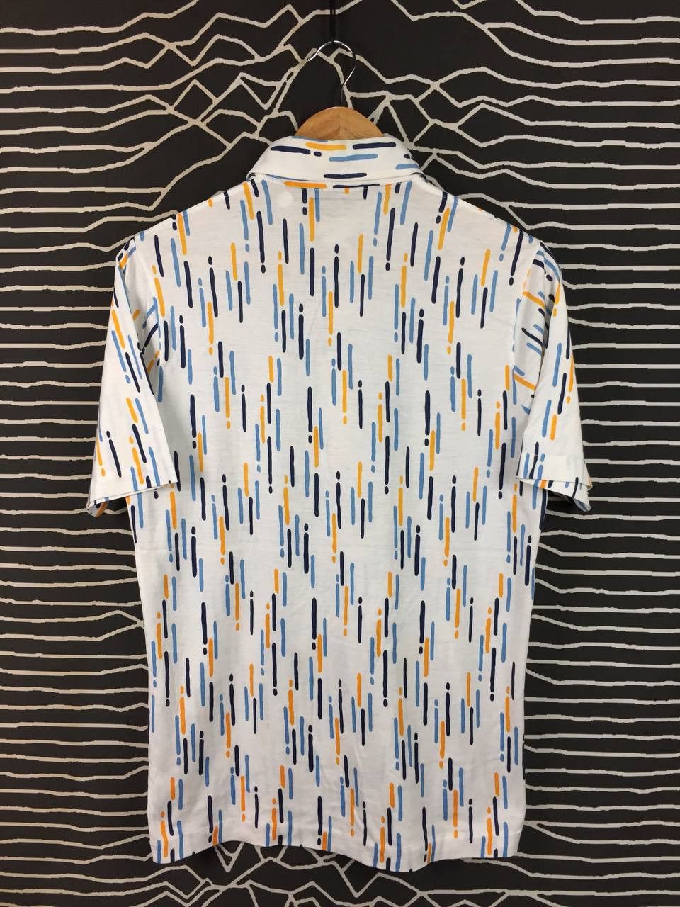 Vintage Vtg Jack Nicklaus Golden Bear Geometric Popover Polo Shirt Size US M / EU 48-50 / 2 - 6 Thumbnail