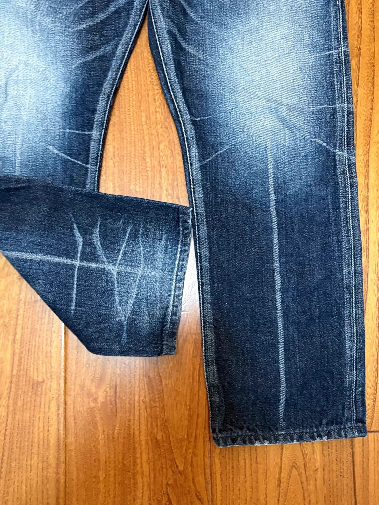Vanquish VANQUISH x FRAGMENT Wash Cropped Jeans W34 Good Back Flash Size US 34 / EU 50 - 3 Thumbnail