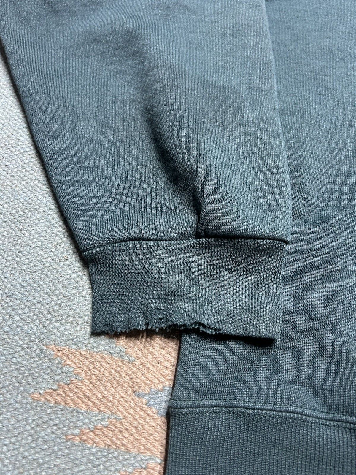 Vintage 90s sweatshirt Russell athletic sun faded green gradient XL Size US XL / EU 56 / 4 - 3 Thumbnail