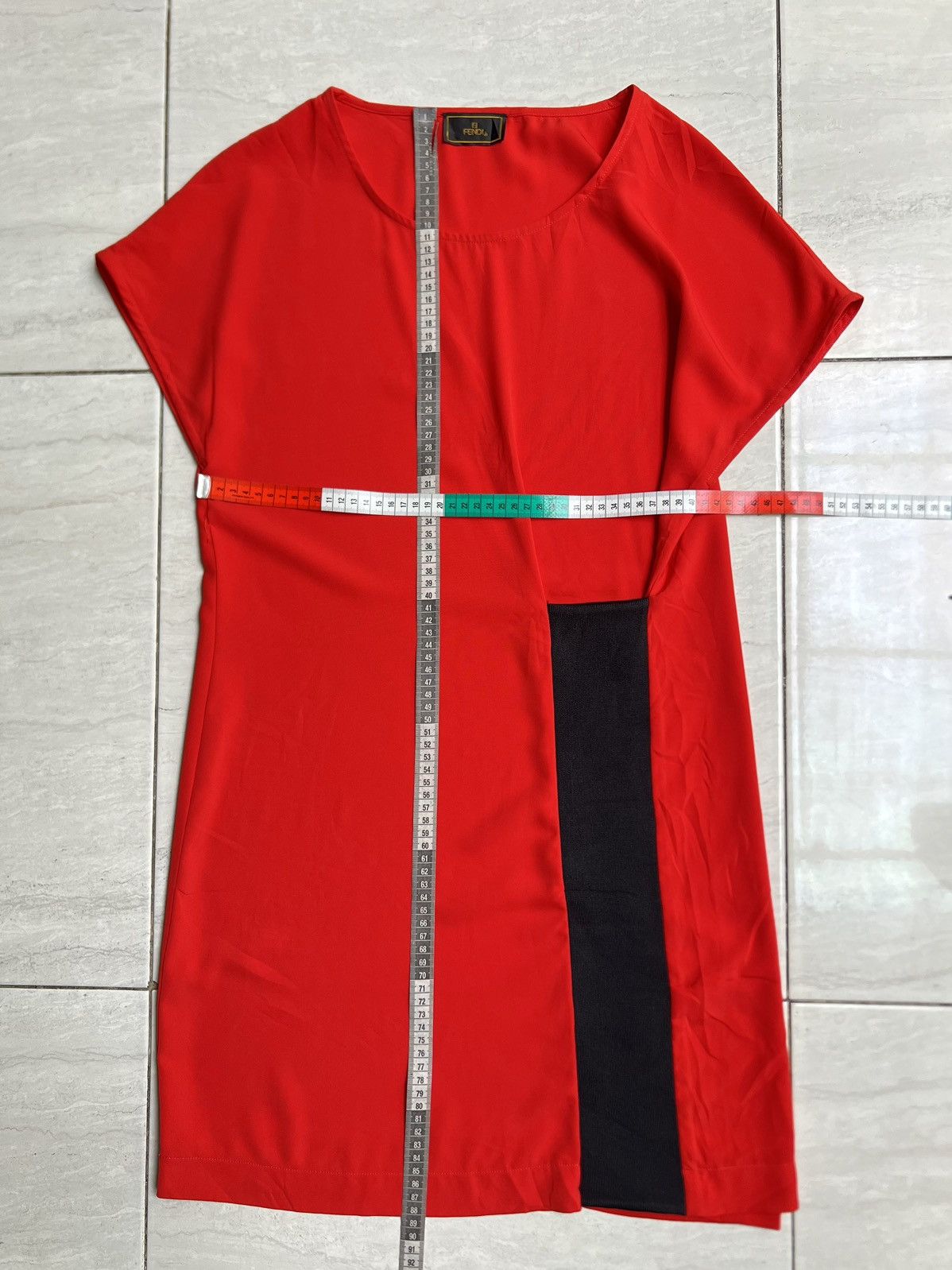 Fendi Fendi Red Midi Dress Size XS / US 0-2 / IT 36-38 - 12 Thumbnail