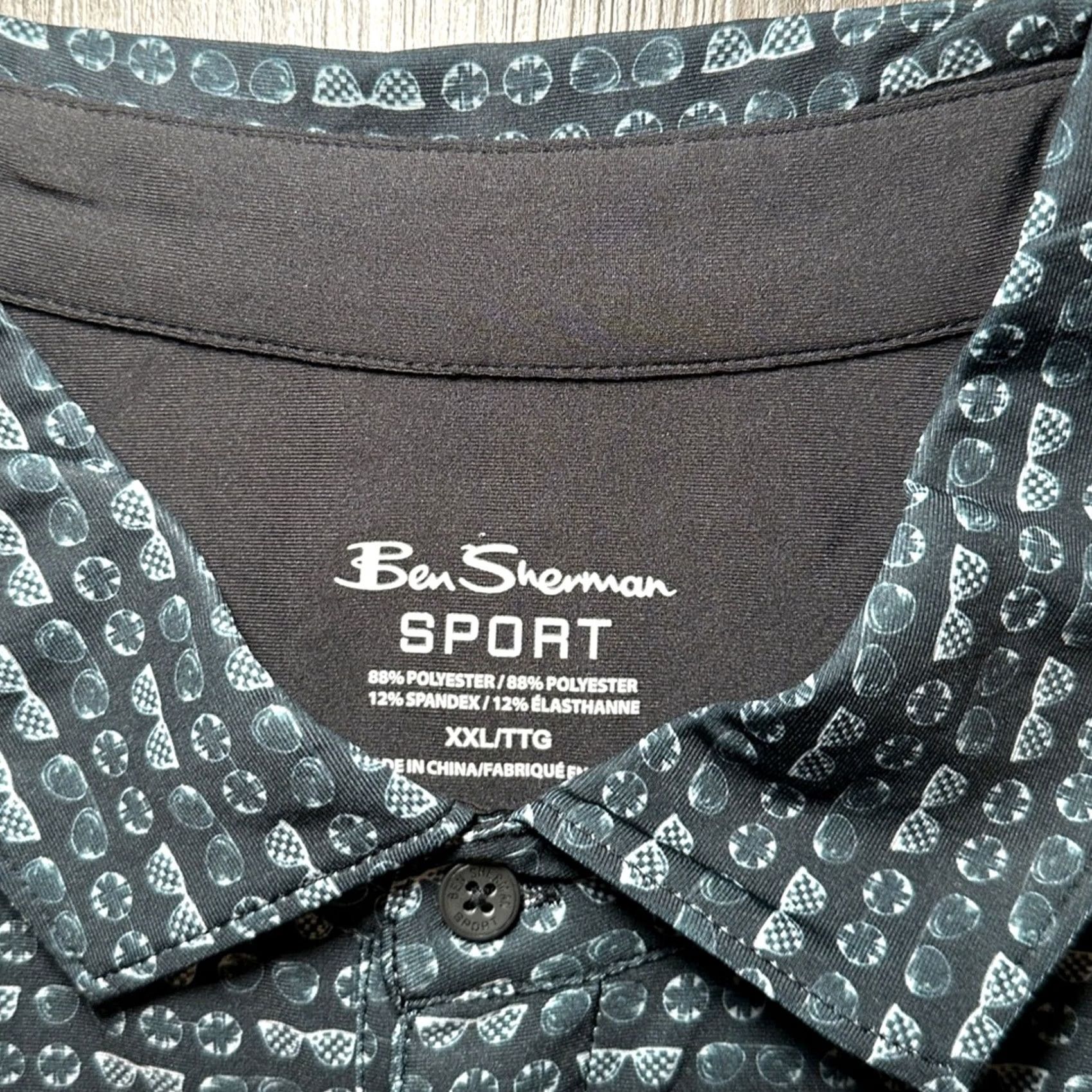 Ben Sherman Ben Sherman Sport 3 Button Tech Sunglasses Golf Jersey Polo - 2XL Men Black Jersey Polo Sports Shirt Ben Sherman Mens 2XL Size US XXL / EU 58 / 5 - 7 Thumbnail