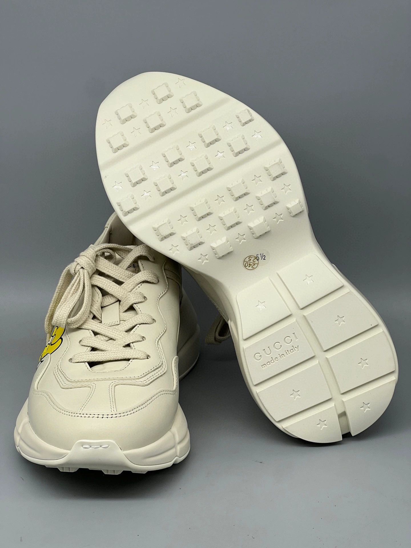 Gucci gucci rhyton men's beige leather dad shoes Size US 7.5 / EU 40-41 - 7 Thumbnail
