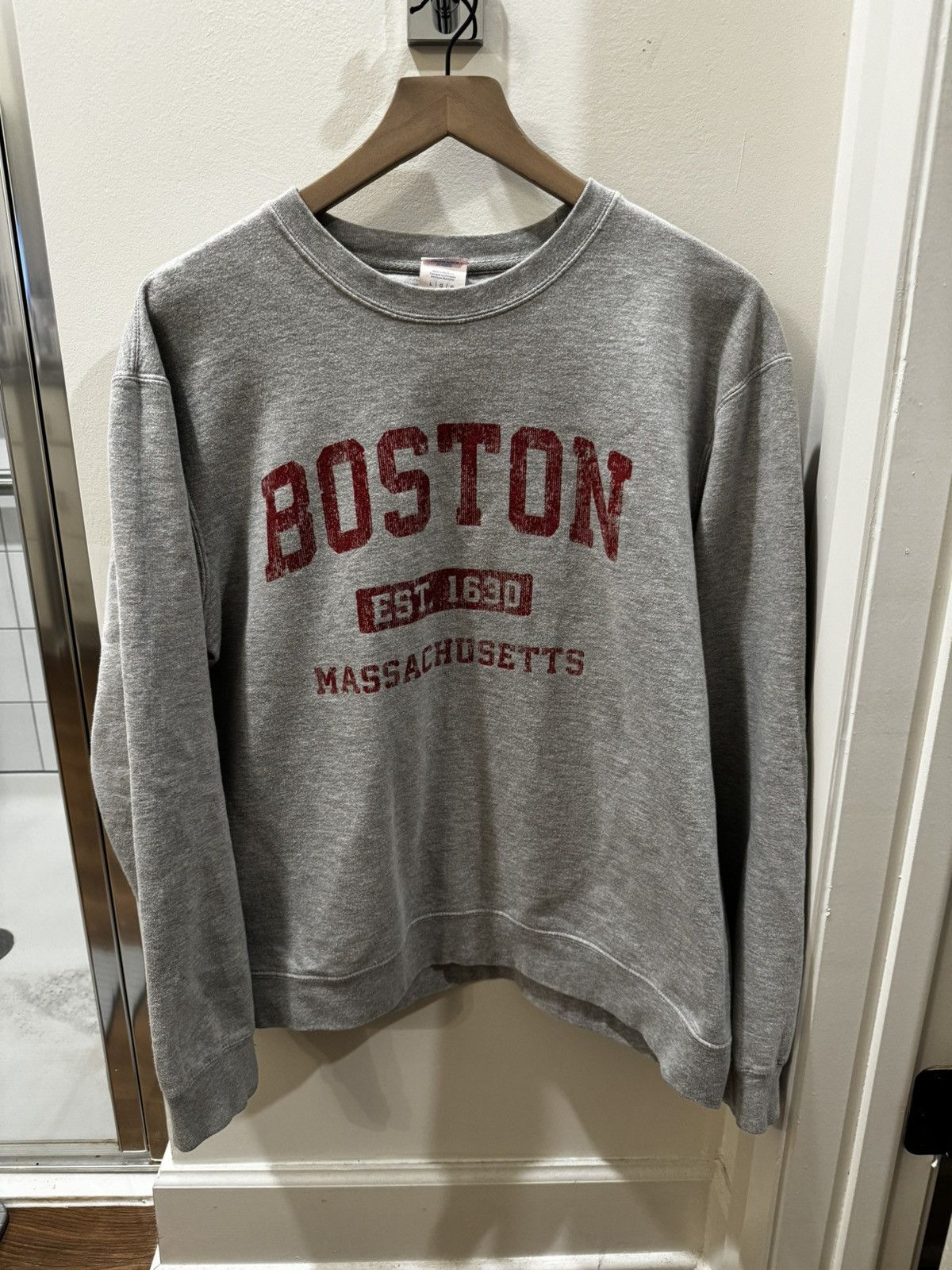 Russell Athletic × Vintage Faded Boston Crewneck Size US L / EU 52-54 / 3 - 1 Thumbnail