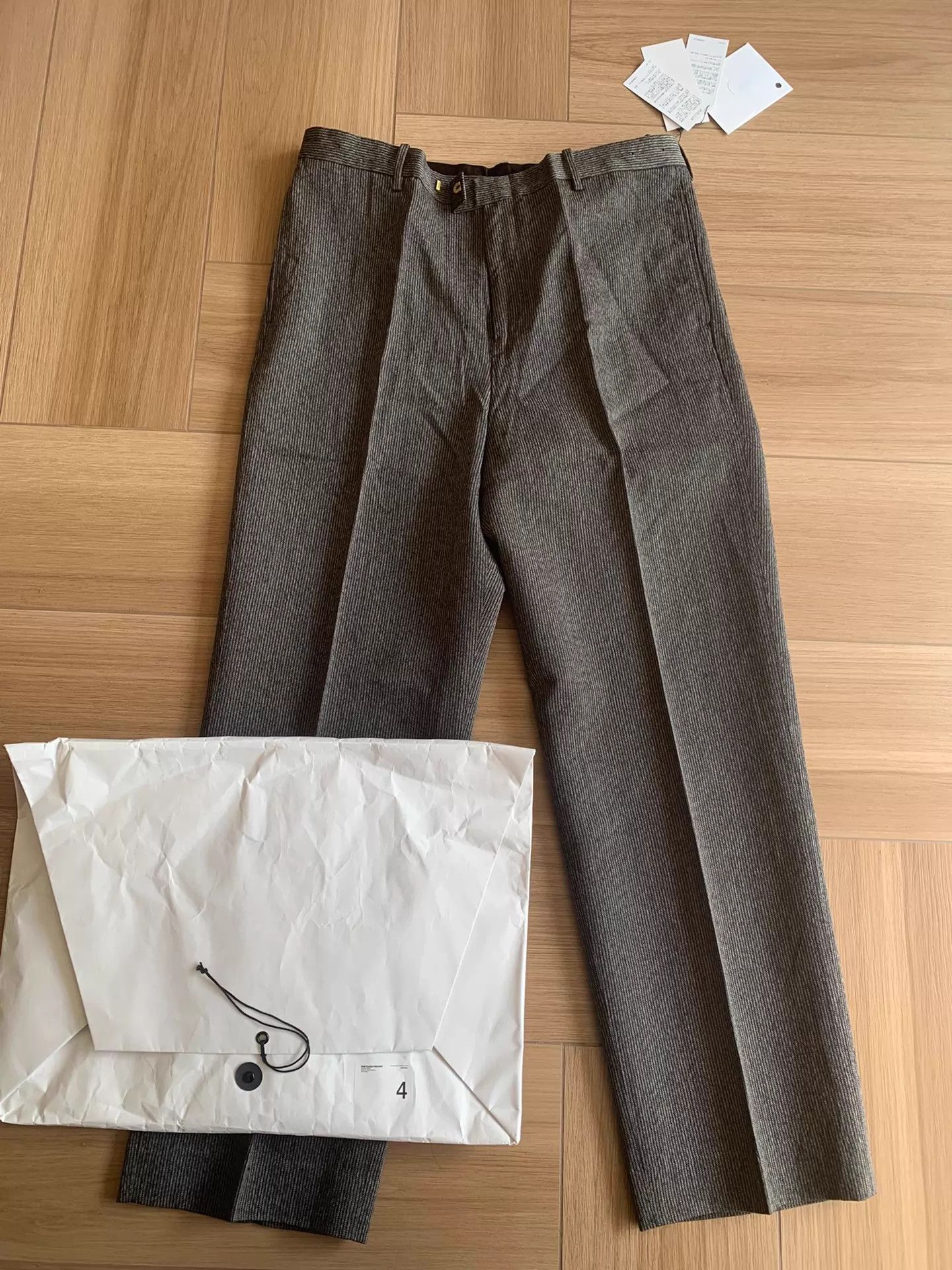 Visvim VISVIM WIDE SLACKS PINSTRIPE Wool-Linen 25AW 4 New Size US 36 / EU 52 - 1 Thumbnail