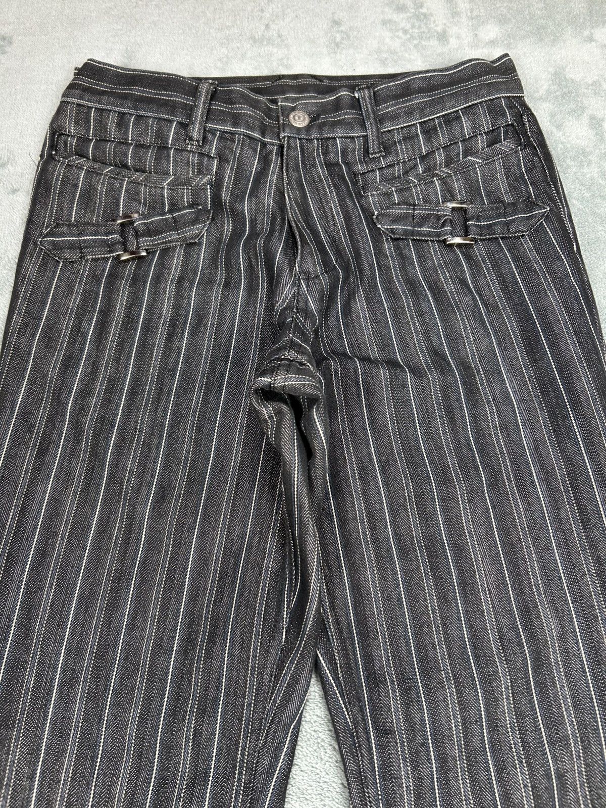 Tornado Mart Tornado Mart Flared Stripe Pants. S0169 Size US 28 / EU 44 - 3 Thumbnail