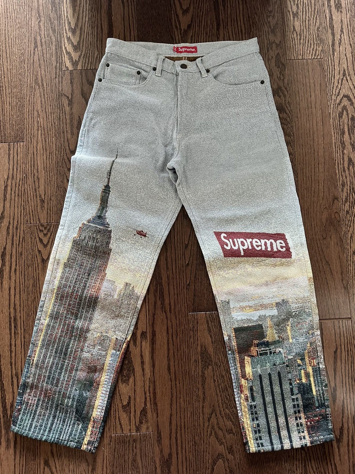 Supreme Supreme Aerial Tapestry Regular Jean Pant 30 | Grailed