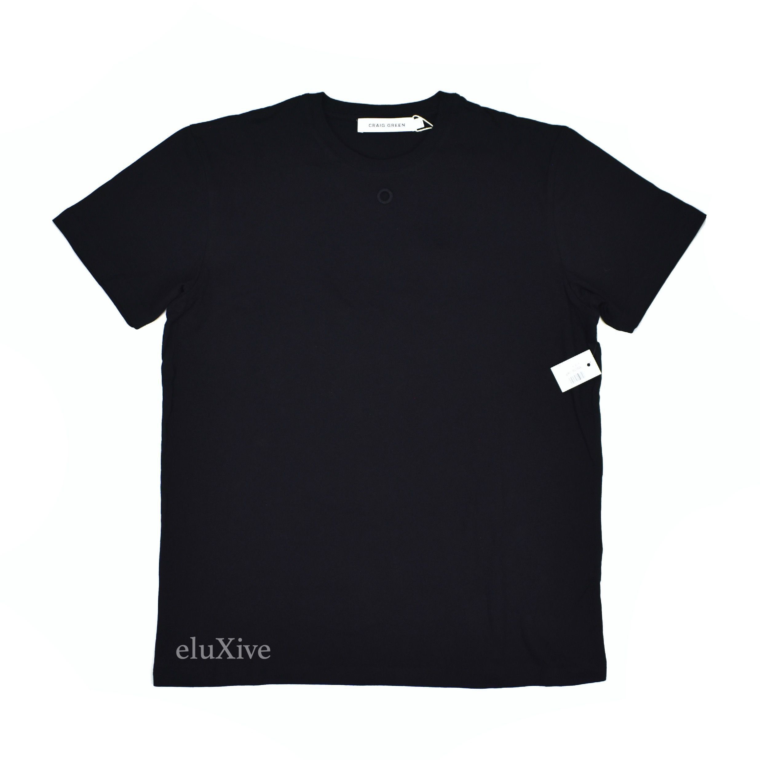 Craig Green Craig Green Embroidered Hole T-Shirt Black Size US M / EU 48-50 / 2 - 1 Preview