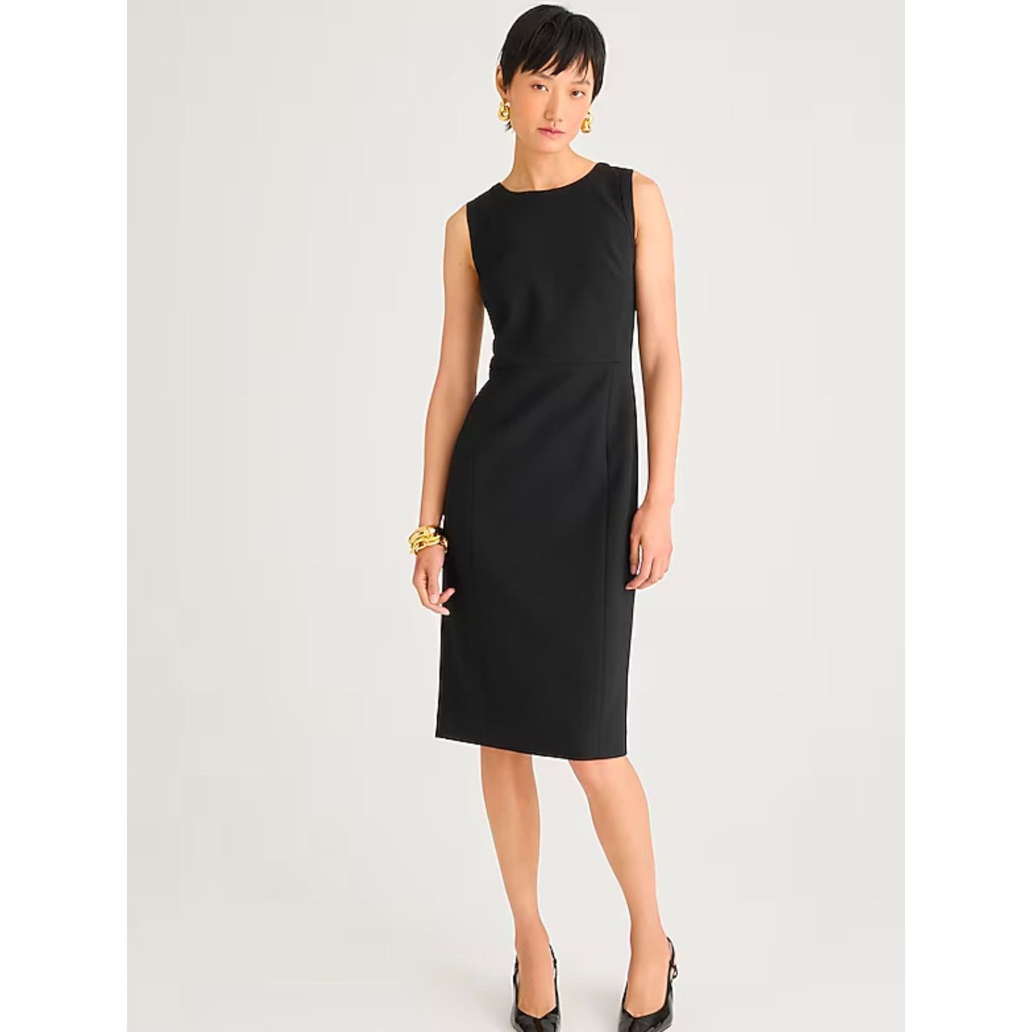 J.Crew NWT J.Crew Sheath Dress In Four Season Stretch Black Size 0 Size XS / US 0-2 / IT 36-38 - 1 Thumbnail