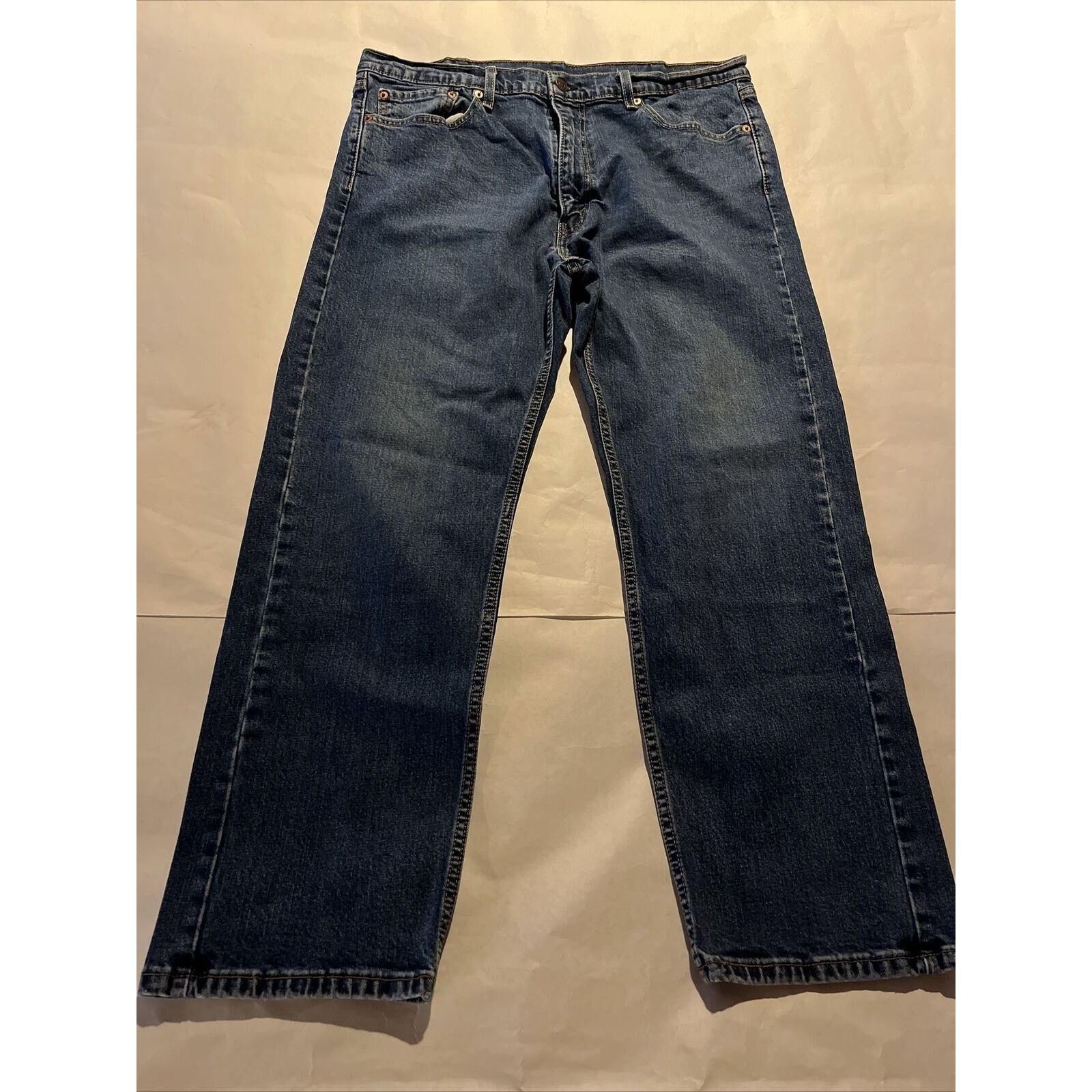 Levi's Levis 505 Jeans Mens 38x30 Denim Dark Wash Cotton Blue Y2k Size US 38 / EU 54 - 2 Thumbnail