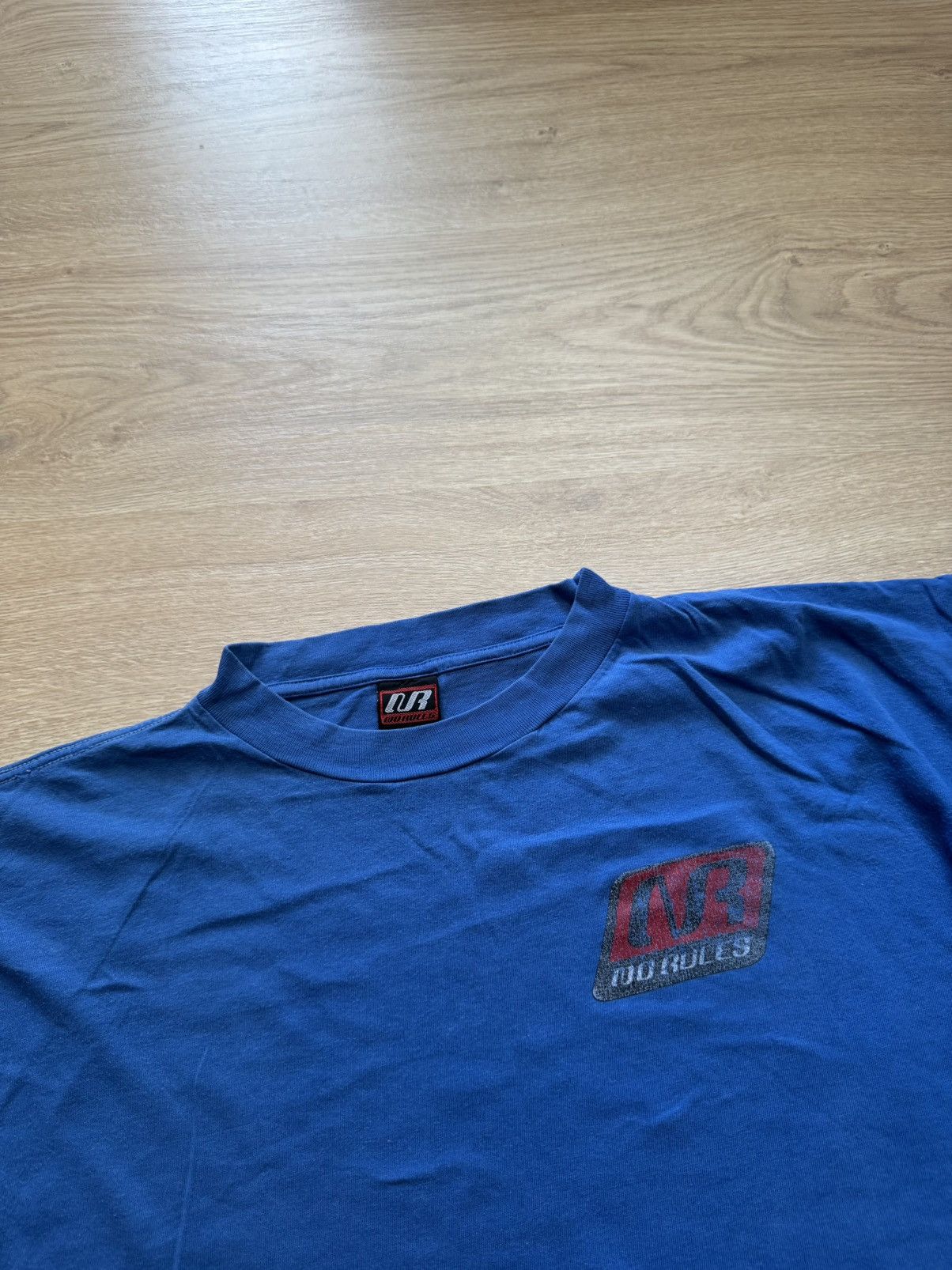 Vintage Vintage 90’s No Rules NR y2k BMX Fly Zone Distressed Tee Size US L / EU 52-54 / 3 - 5 Thumbnail
