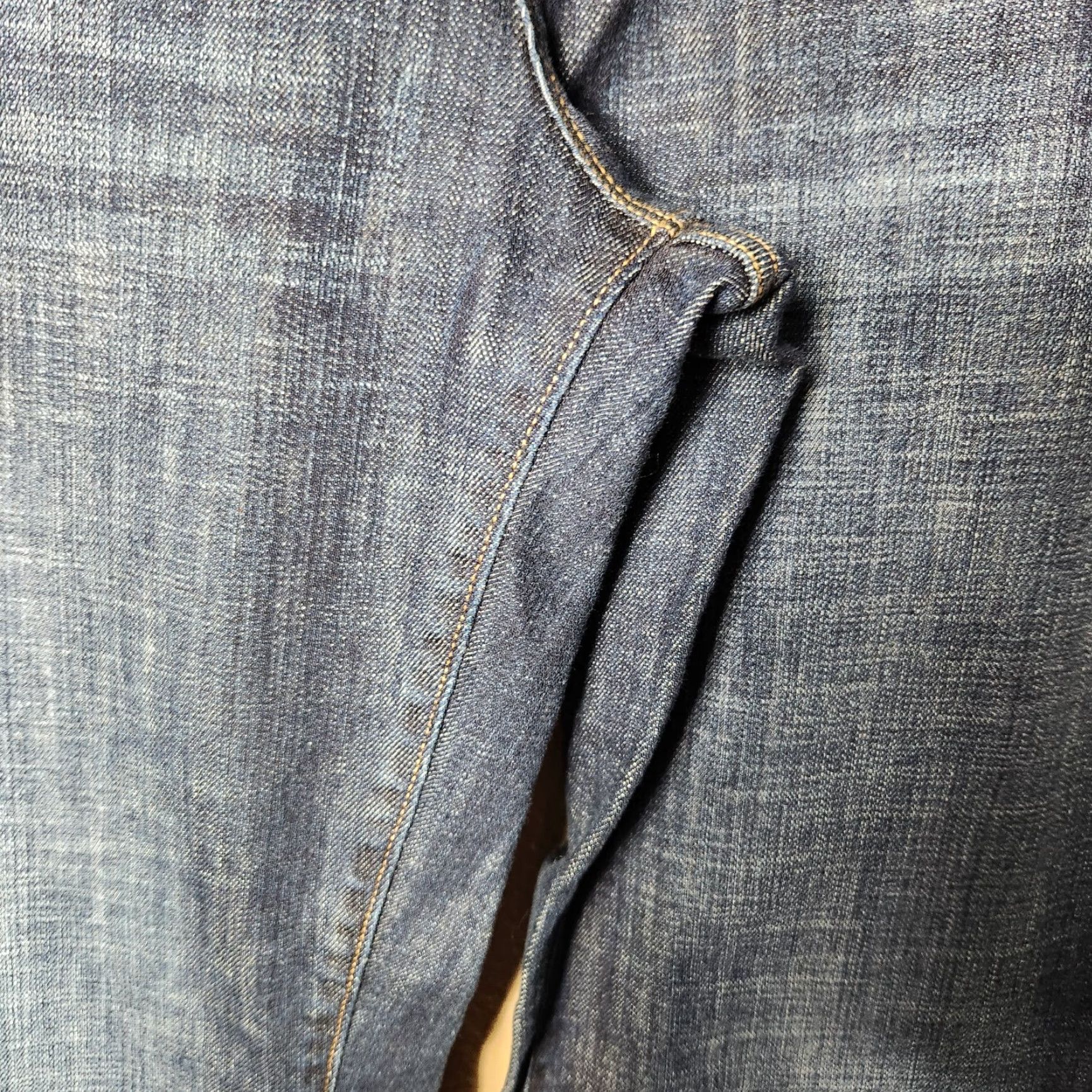 Gap Gap Jeans Premium Dark Wash Denim Low Rise Bootcut 14/32 Womens Regular 5-Pocket Blue Size 36" / US 14 / IT 50 - 3 Thumbnail