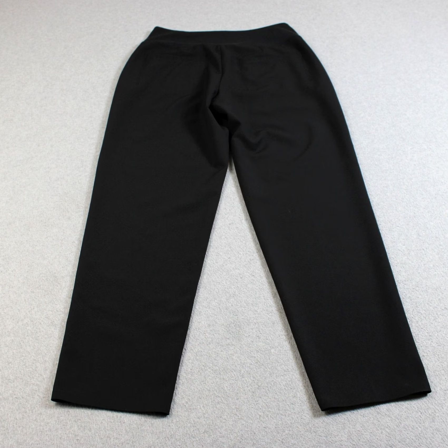 Athleta Athleta Pants Women 4 Black Ankle Straight Leg Elastic Waist Stretch Office Crop Women's Pants Size 27" / US 4 / IT 40 - 2 Thumbnail