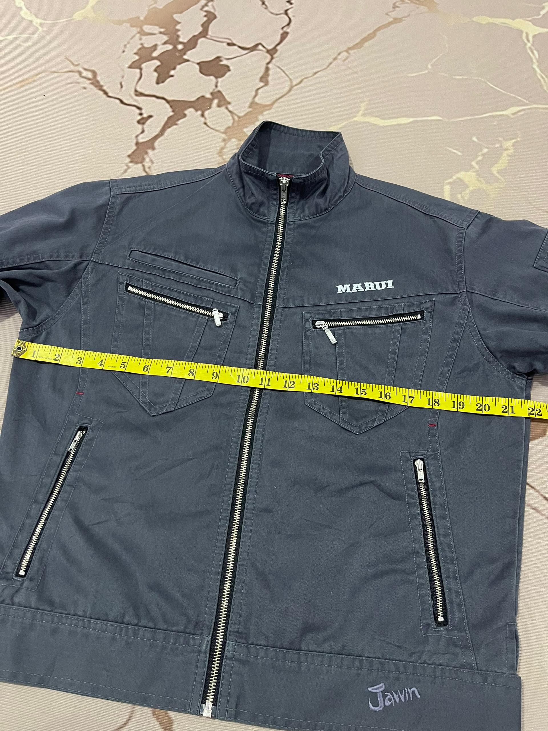 Japanese Brand Jawin Japanese Workwear Navy Zip Jacket Size US M / EU 48-50 / 2 - 14 Thumbnail