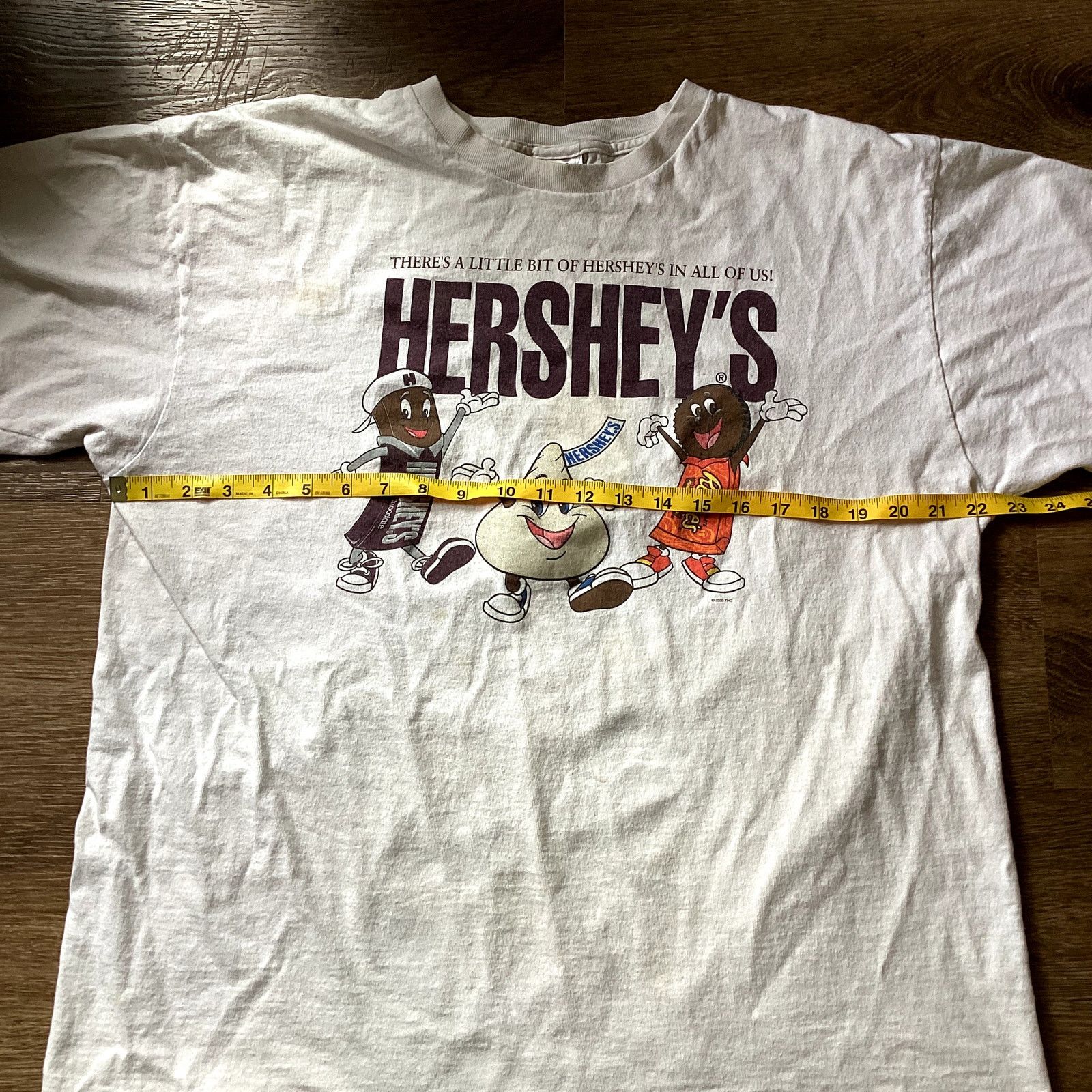 Fruit Of The Loom "There's a Little Bit of Hershey's in all of Us" VTG T-shirt Size US XL / EU 56 / 4 - 4 Thumbnail