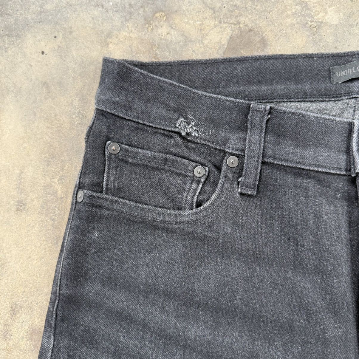 Japanese Brand VINTAGE JAPAN SKINNY BLACK JEAN DENIM PANTS Size US 33 - 7 Thumbnail