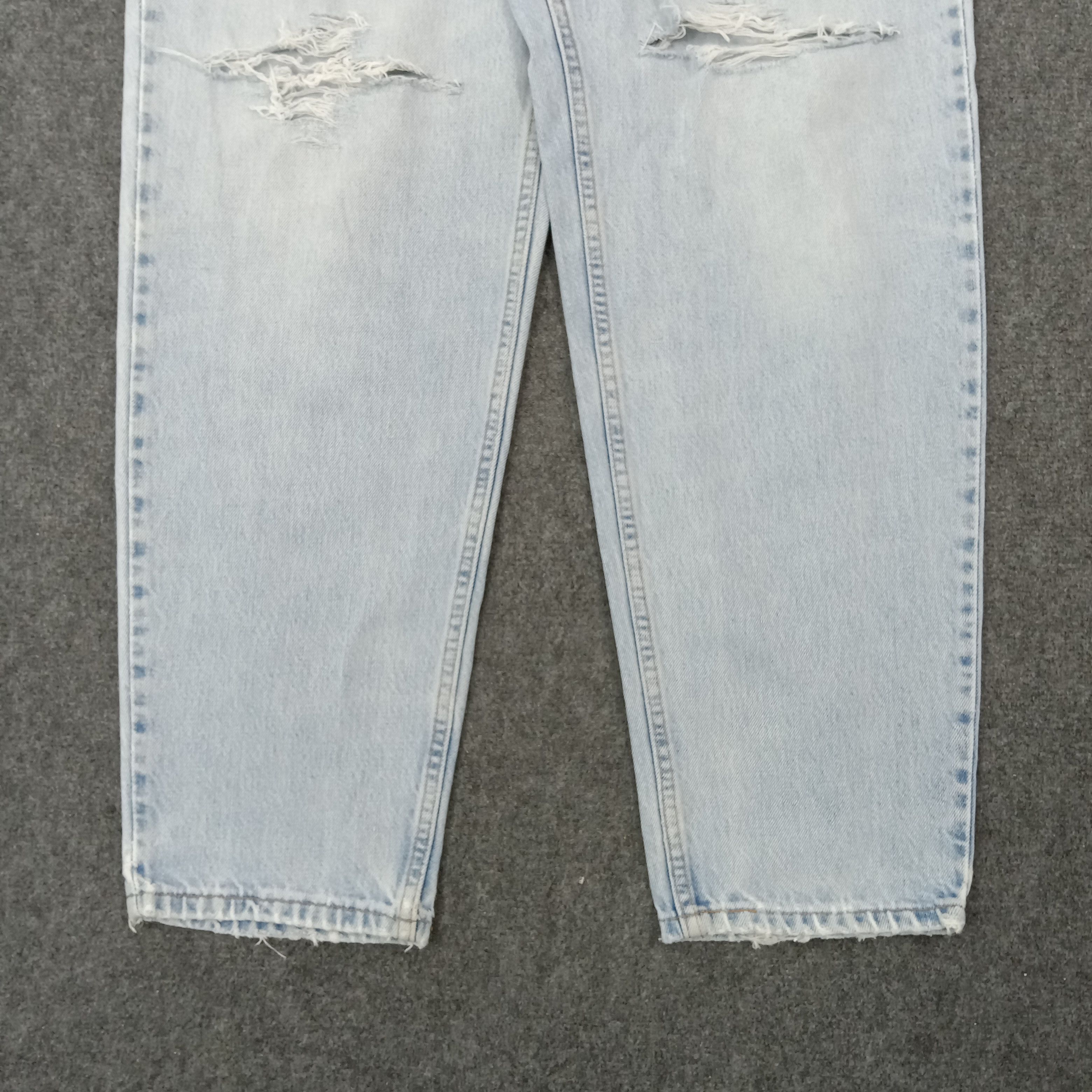 Levi's Levis 560 Red Tab Loose Fit Distressed Denim Jeans C265N10 Size US 33 - 4 Thumbnail