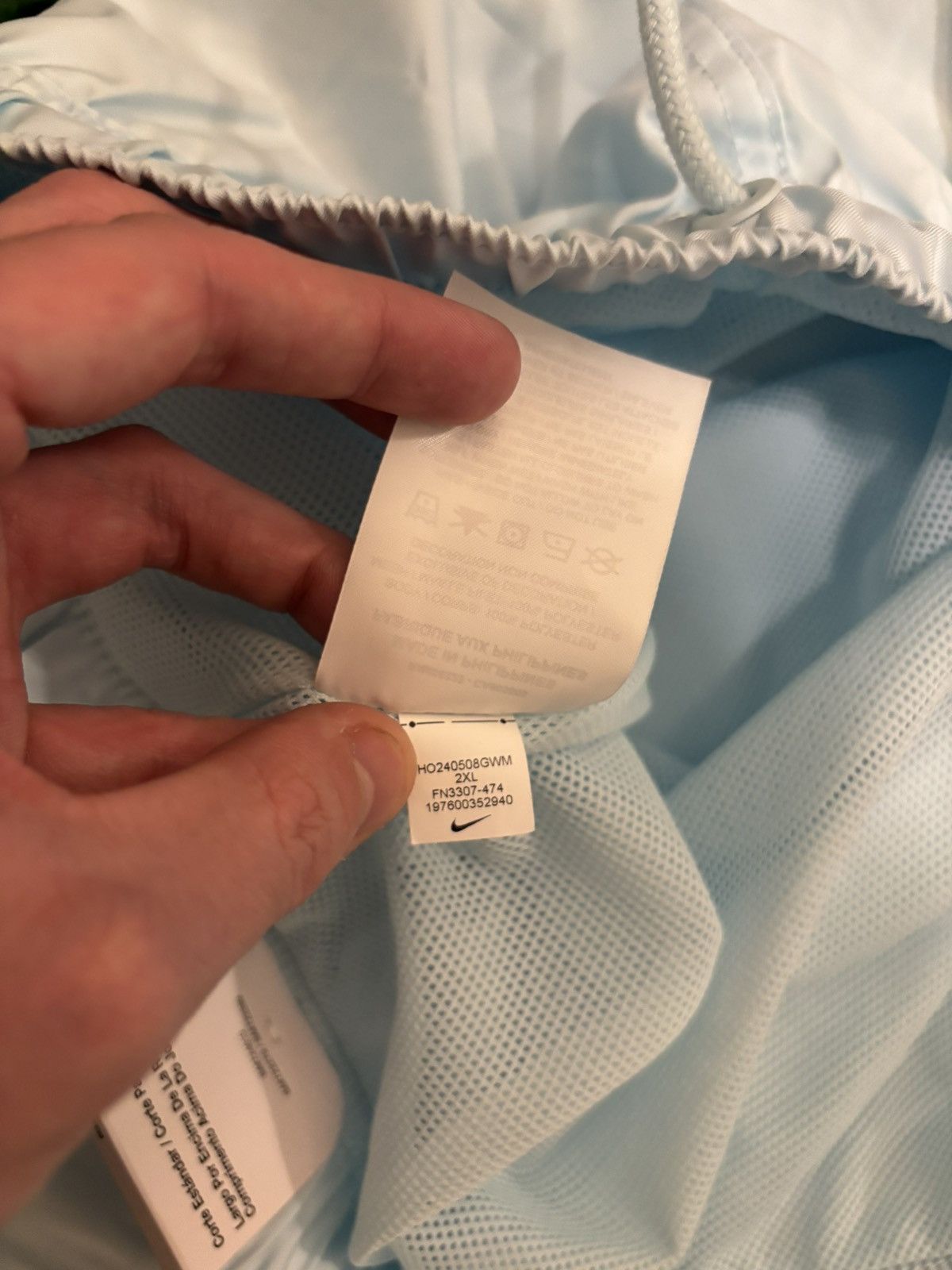 Nike Nike Water Shorts (Light Blue) Size US 38 / EU 54 - 11 Thumbnail
