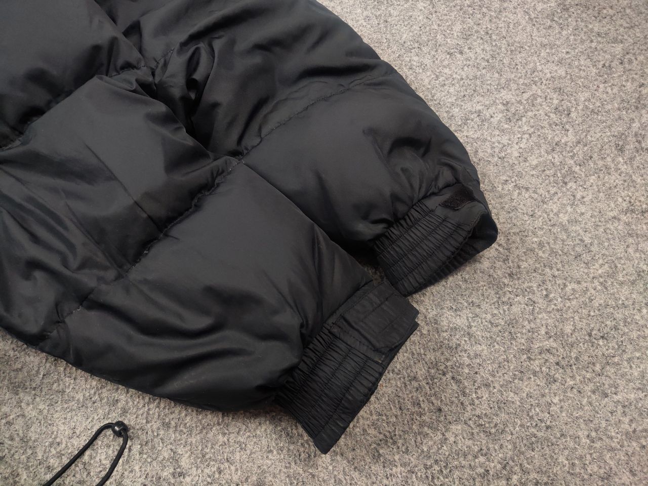 Nike 🔥 Vintage 90s Nike Logo Black puffy quilted Down Jacket Y2K Size US S / EU 44-46 / 1 - 10 Thumbnail