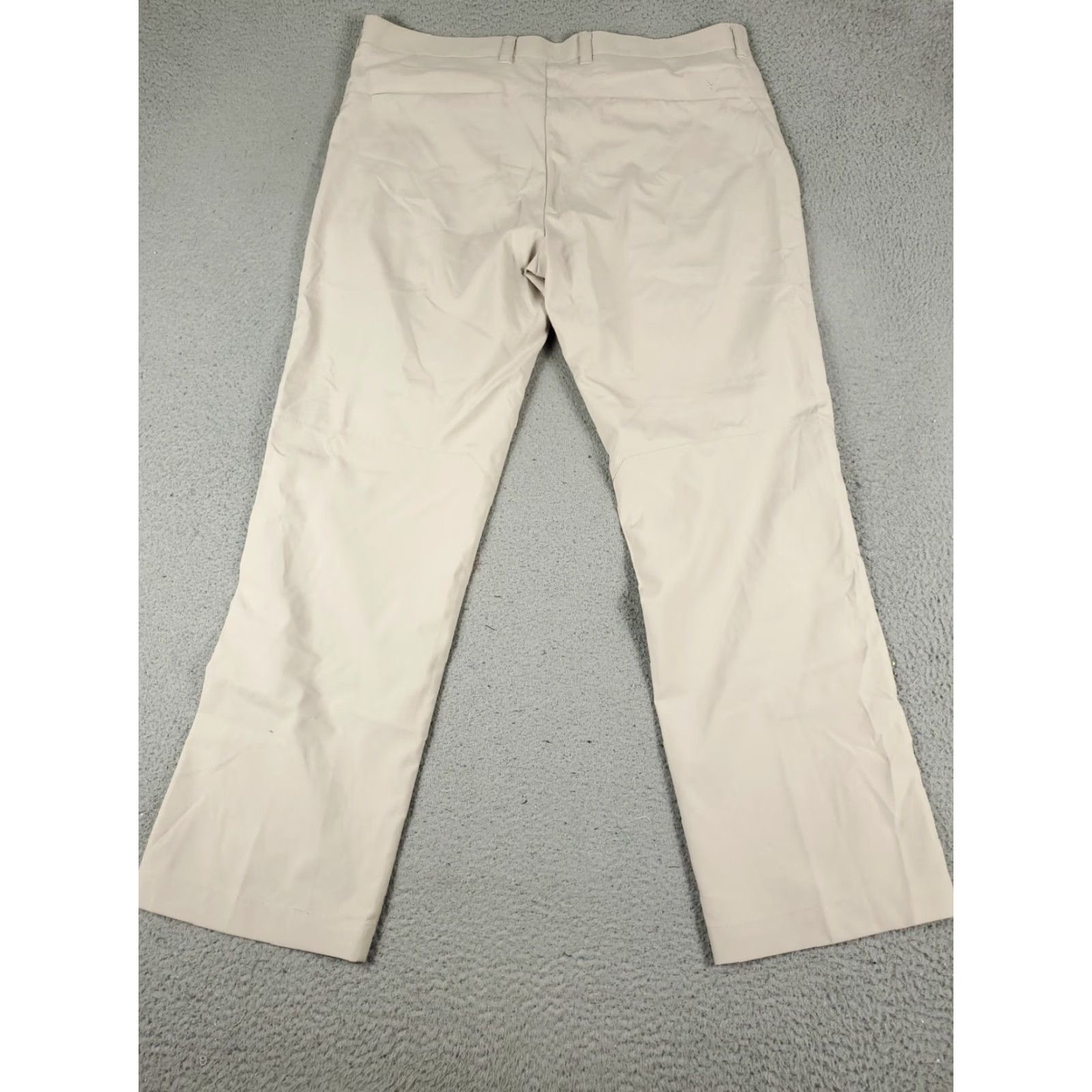 Callaway Callaway Chino Pants Mens 40x31 Beige Flat Front Golf Casual Trousers Size US 40 / EU 56 - 6 Thumbnail