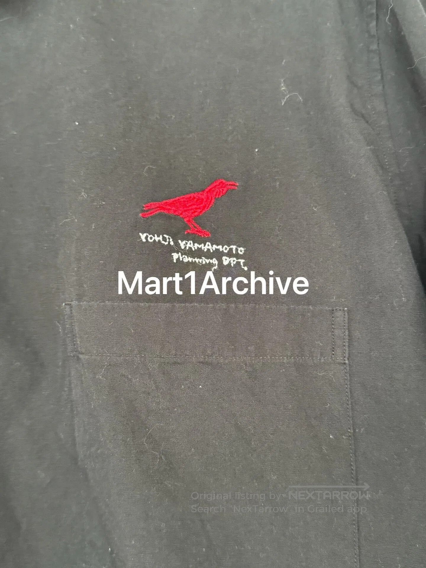 Yohji Yamamoto Yohji Yamamoto S'yte Red Crow Shirt. Size US L / EU 52-54 / 3 - 3 Thumbnail