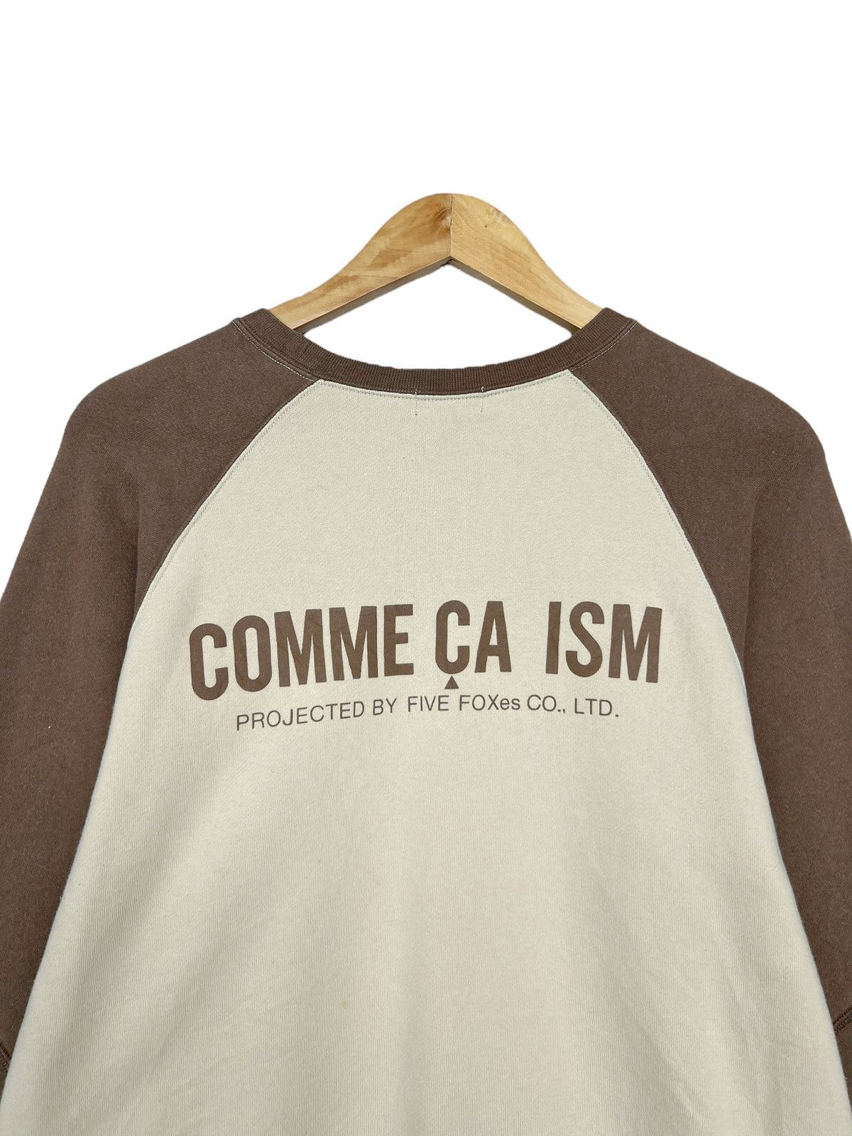 Comme Ca Ism Comme Ca Ism Japan Designer Spellout Beige Sweatshirt Size US S / EU 44-46 / 1 - 4 Thumbnail