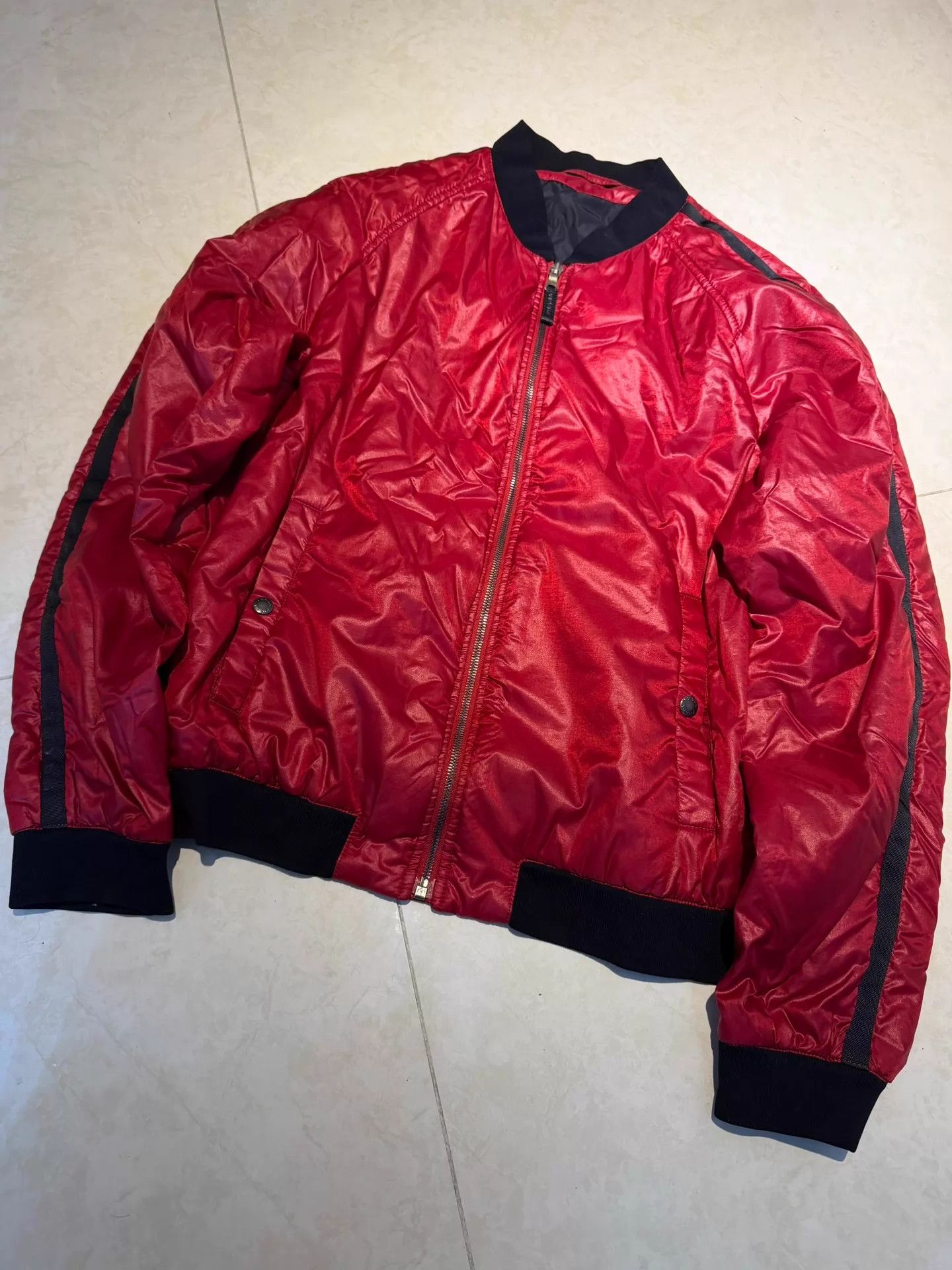 Prada Prada Sports Color Block Zip Thick Racing Jacket 9/10 XXXL Size US XXL / EU 58 / 5 - 2 Thumbnail