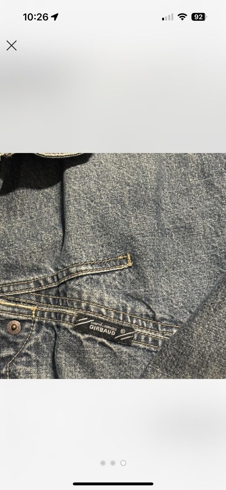 Marithe + Francois Girbaud GIRBAUD VINTAGE DENIM JACKET Size US L / EU 52-54 / 3 - 3 Thumbnail