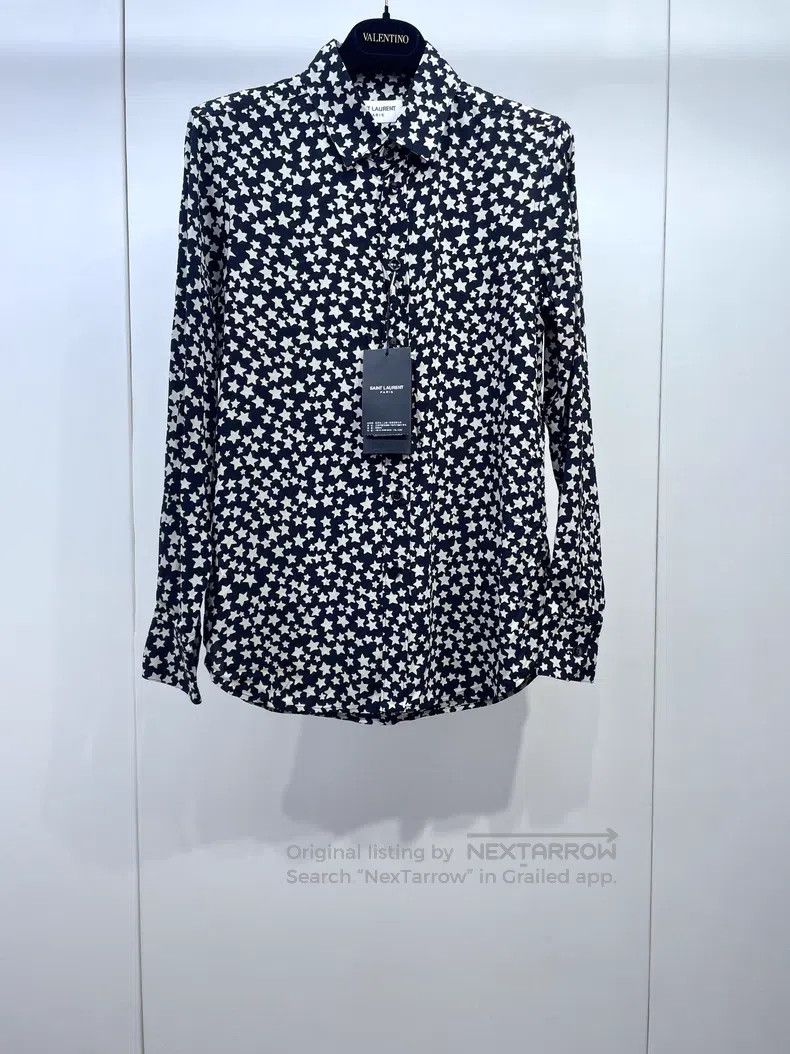 Saint Laurent Paris Saint Laurent Paris Little star long-sleeve shirt Size XXS / US 00 / IT 34 - 1 Thumbnail