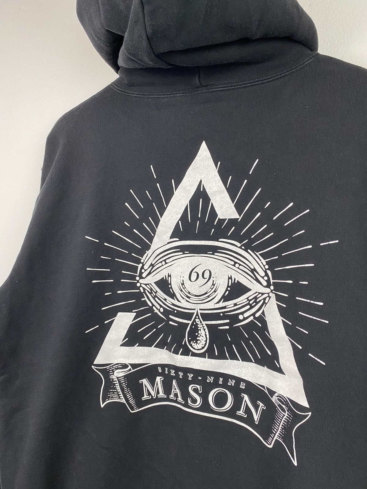 Japanese Brand Vintage Mason Sixty-Nine Pullover Hoodie Size US XL / EU 56 / 4 - 2 Thumbnail