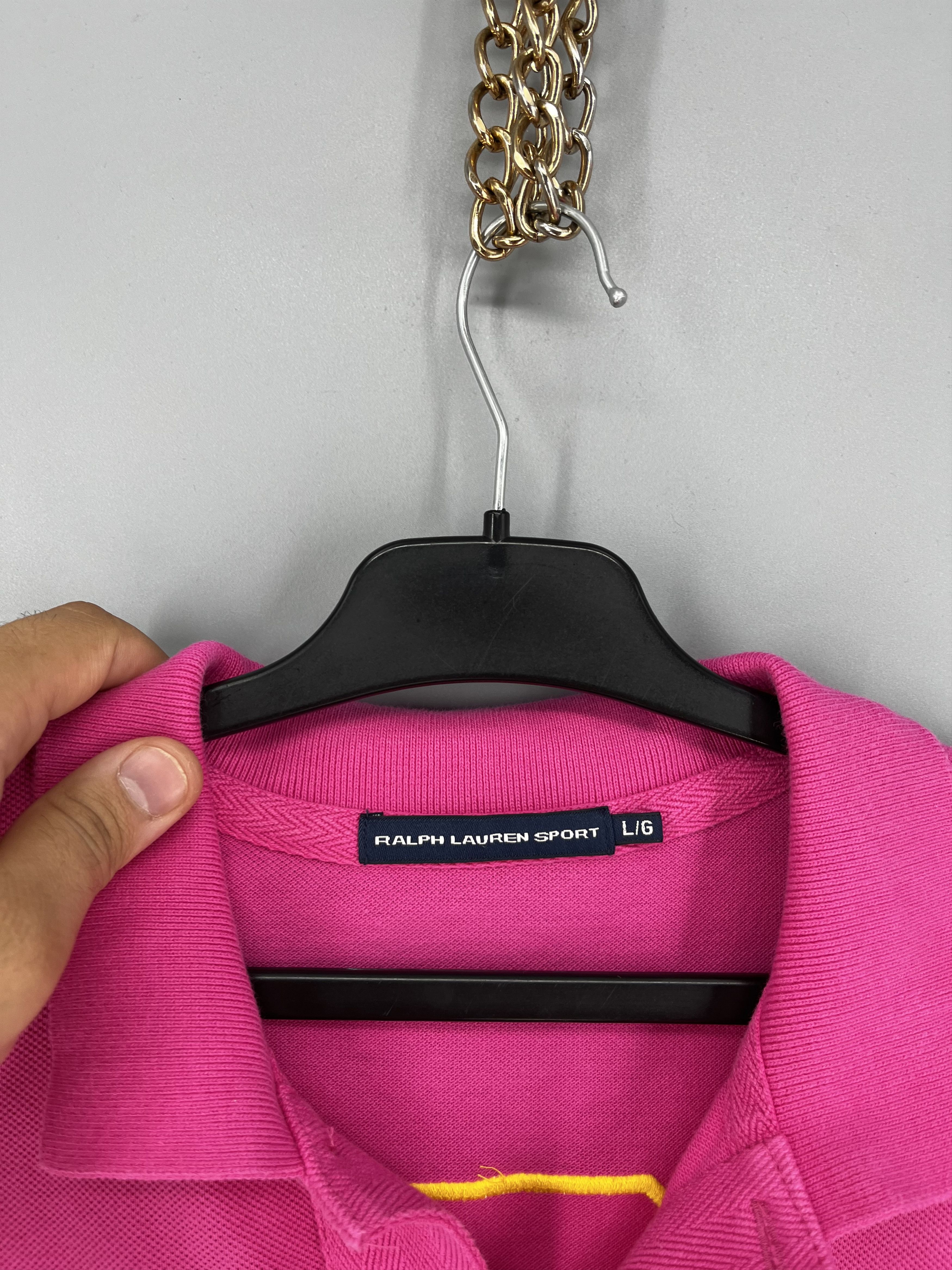 Polo Ralph Lauren Vintage Y2K Polo Ralph Lauren T-Shirt Size L in Pink Size L / US 10 / IT 46 - 9 Thumbnail