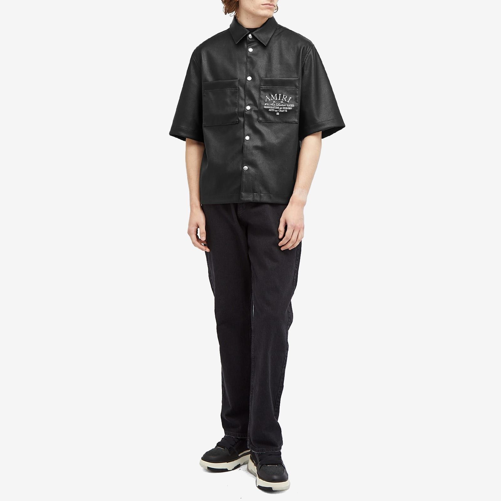 Amiri o1w1db10925 Arts District Button Up Shirt in Black Size US XL / EU 56 / 4 - 4 Thumbnail