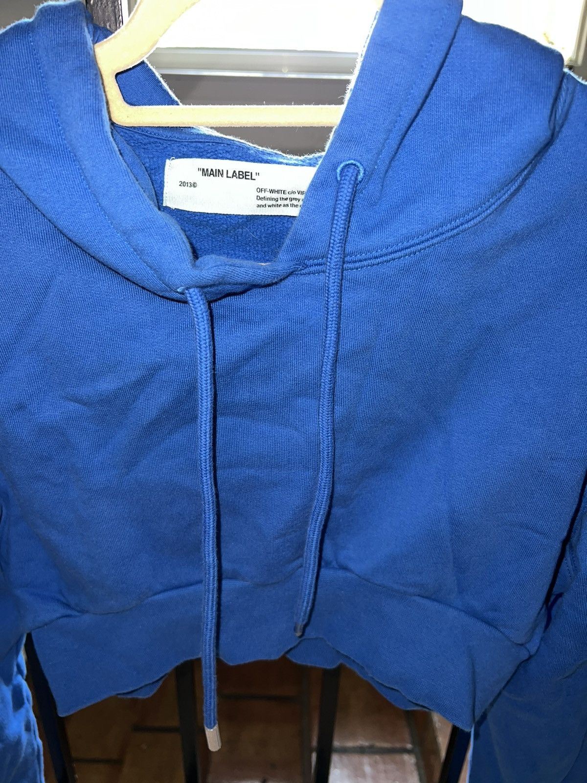 Off-White Off White Cropped Hoodie Size XS / US 0-2 / IT 36-38 - 2 Thumbnail