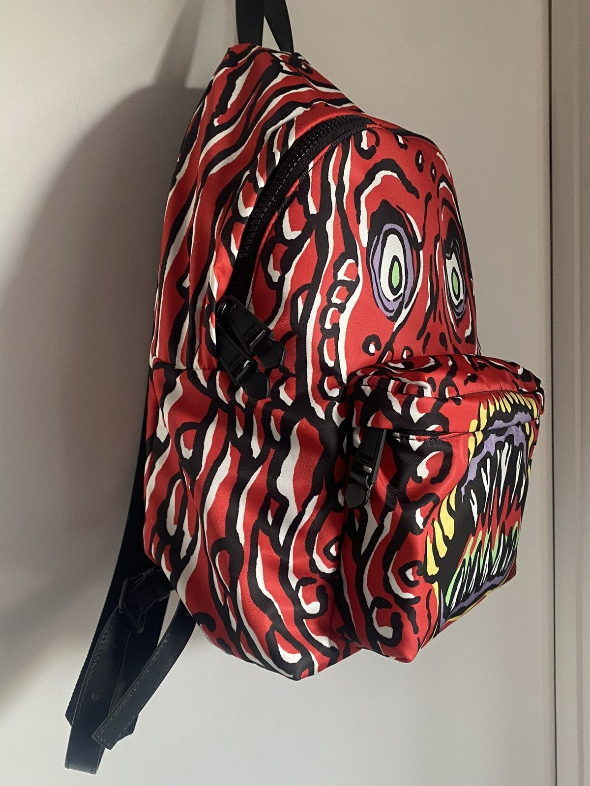 Moschino Moschino Red Monster Backpack Size ONE SIZE - 2 Thumbnail